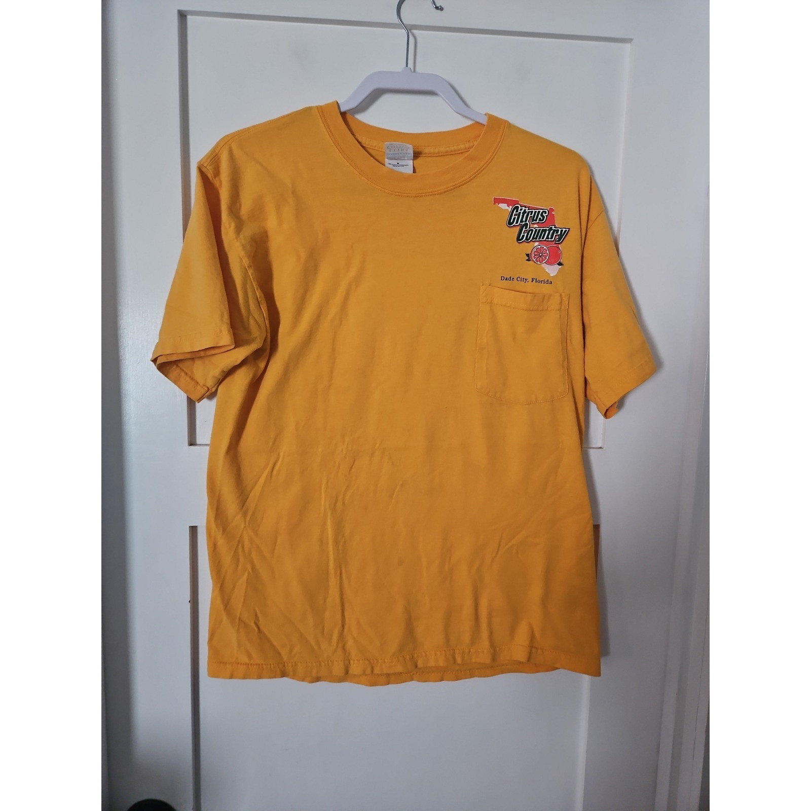 Vintage Y2K Citrus Country Florida Pocket Tee Size M