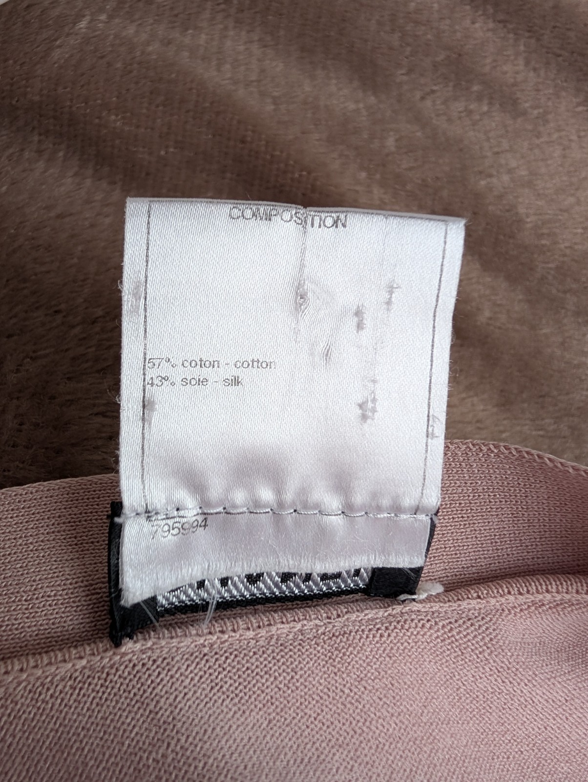 Chanel CC Button Cotton Silk Knit Long Sleeves Cardigan Sweater Jacket Jumper 40