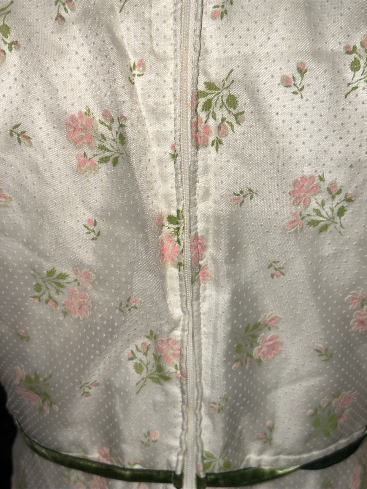Vtg XS/S Hippie Flower Child Prairie Floral Dress