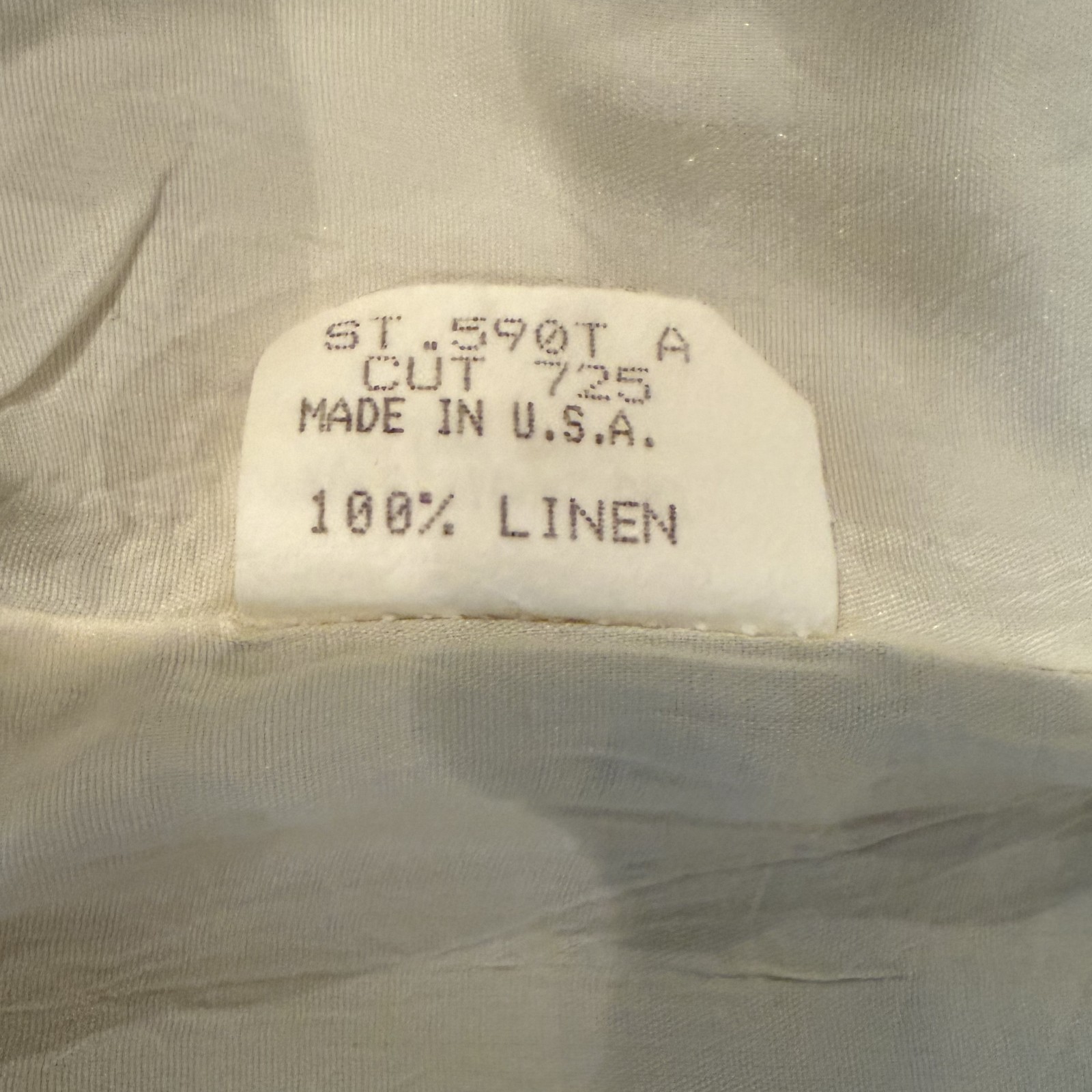 Vintage Linen Sailor Dress Women’s 14 Nautical Stripe Double Breasted USA Made