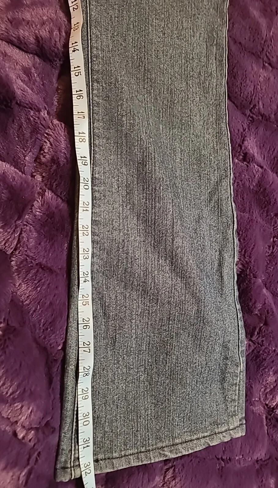 Gene Culture Mid Rise Bling Boot Cut Dark Wash Women’s Jeans Size 8 VTG 32 X 32