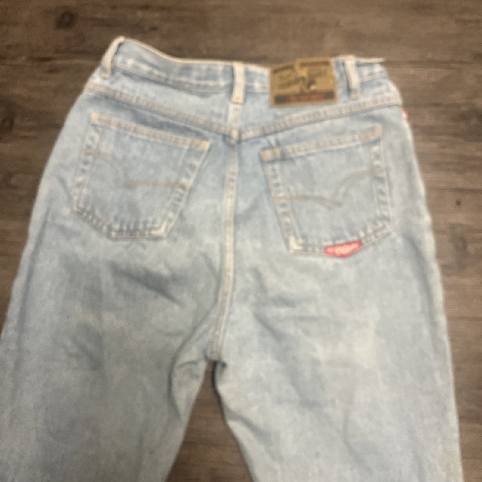 Vintage No Excuses Jeans Juniors Size 11/12 Light Wash High Rise