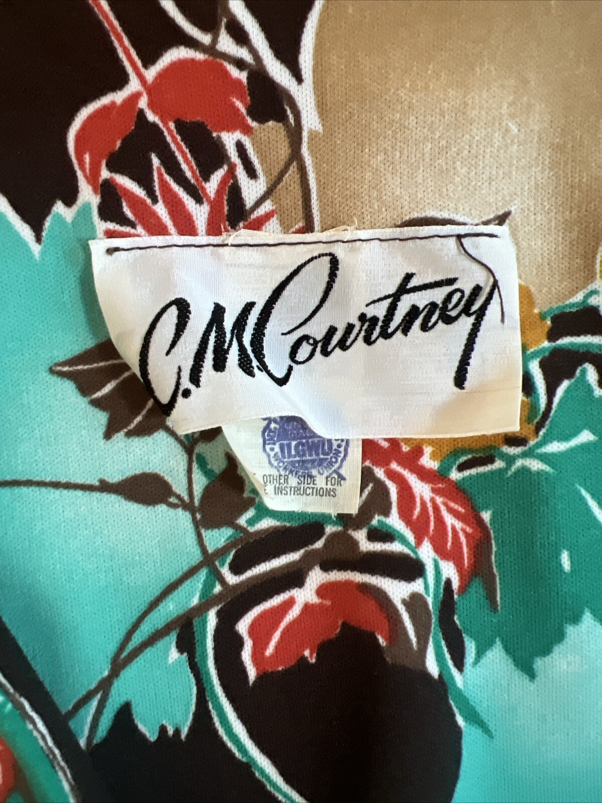 C.M. Courtney Vintage Maxi Dress & Cropped Wrap Jacket USA Made Women’s 9/10