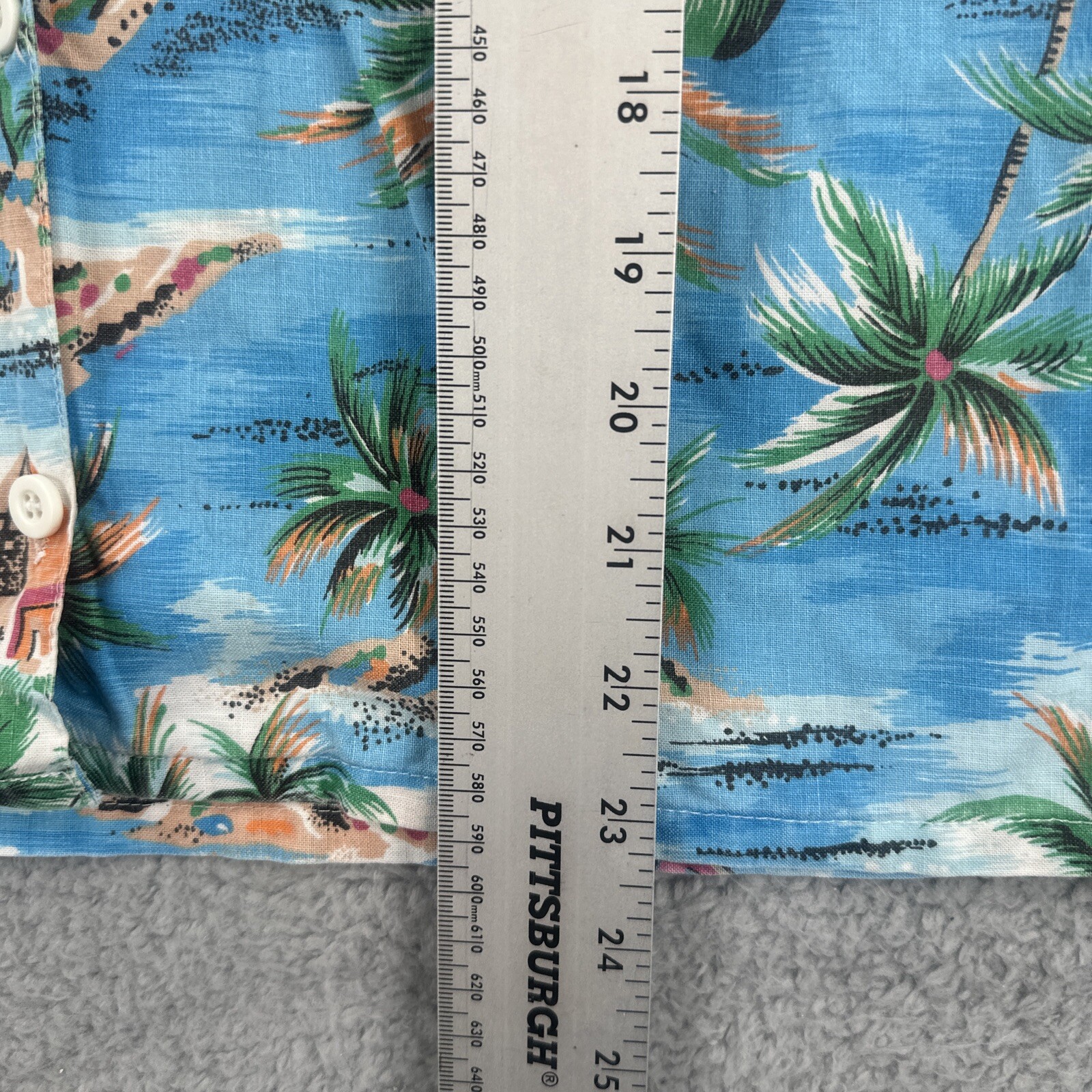 Vintage Palmetto’s 90s Women’s Size S Hawaiian Beach Camp Button Up Shirt EUC