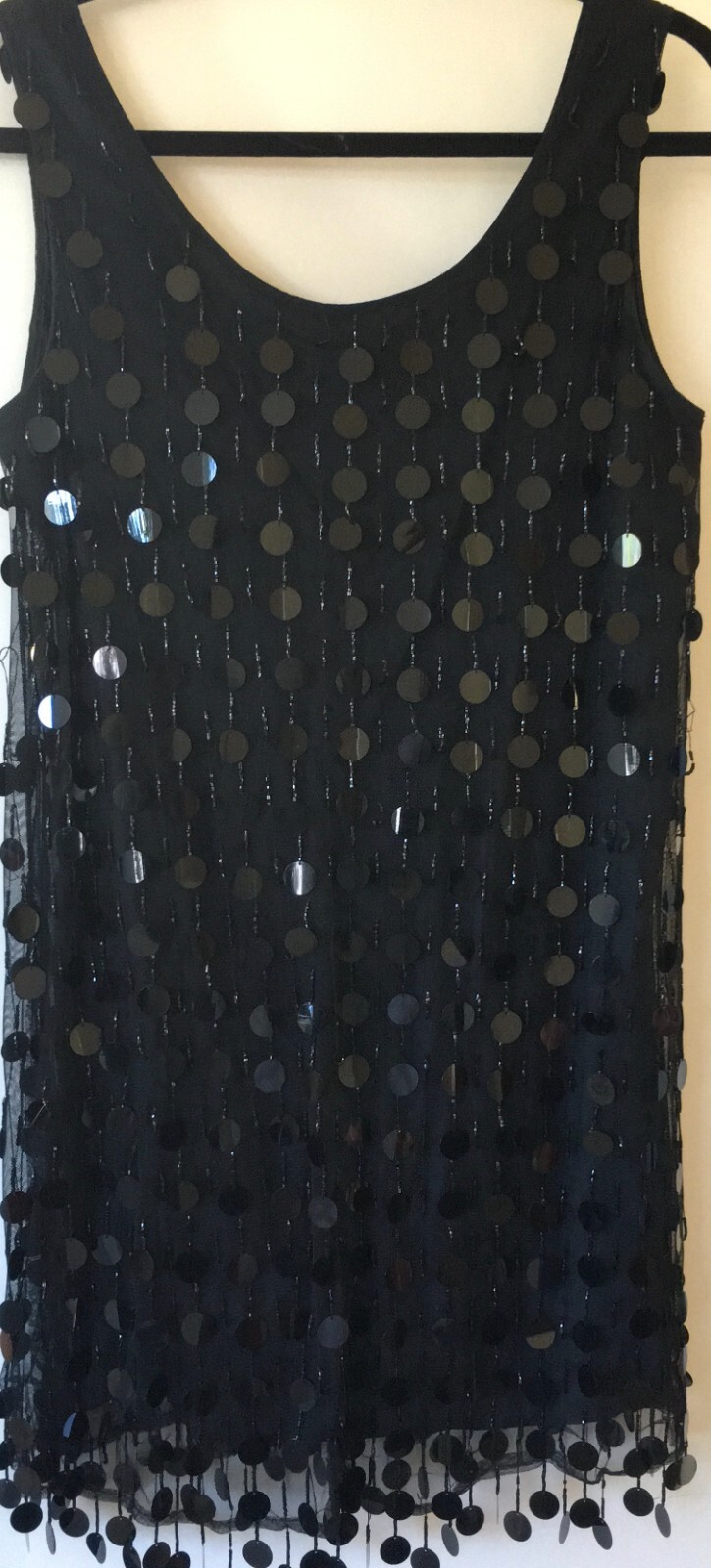 Vintage Vivienne Tam East Wind Code_Black Beaded Dress