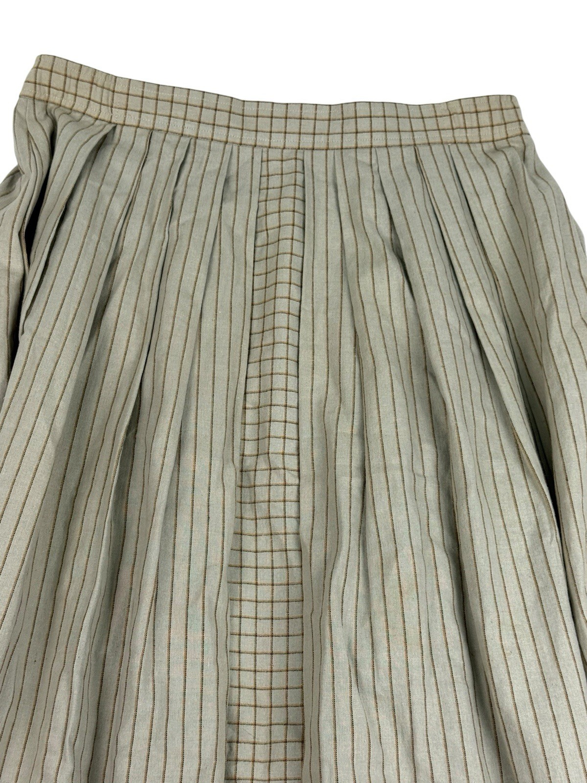 Vintage Alphorn Trachtenmode Austrian Folk Skirt EU 44 Antler Buttons Goblincore