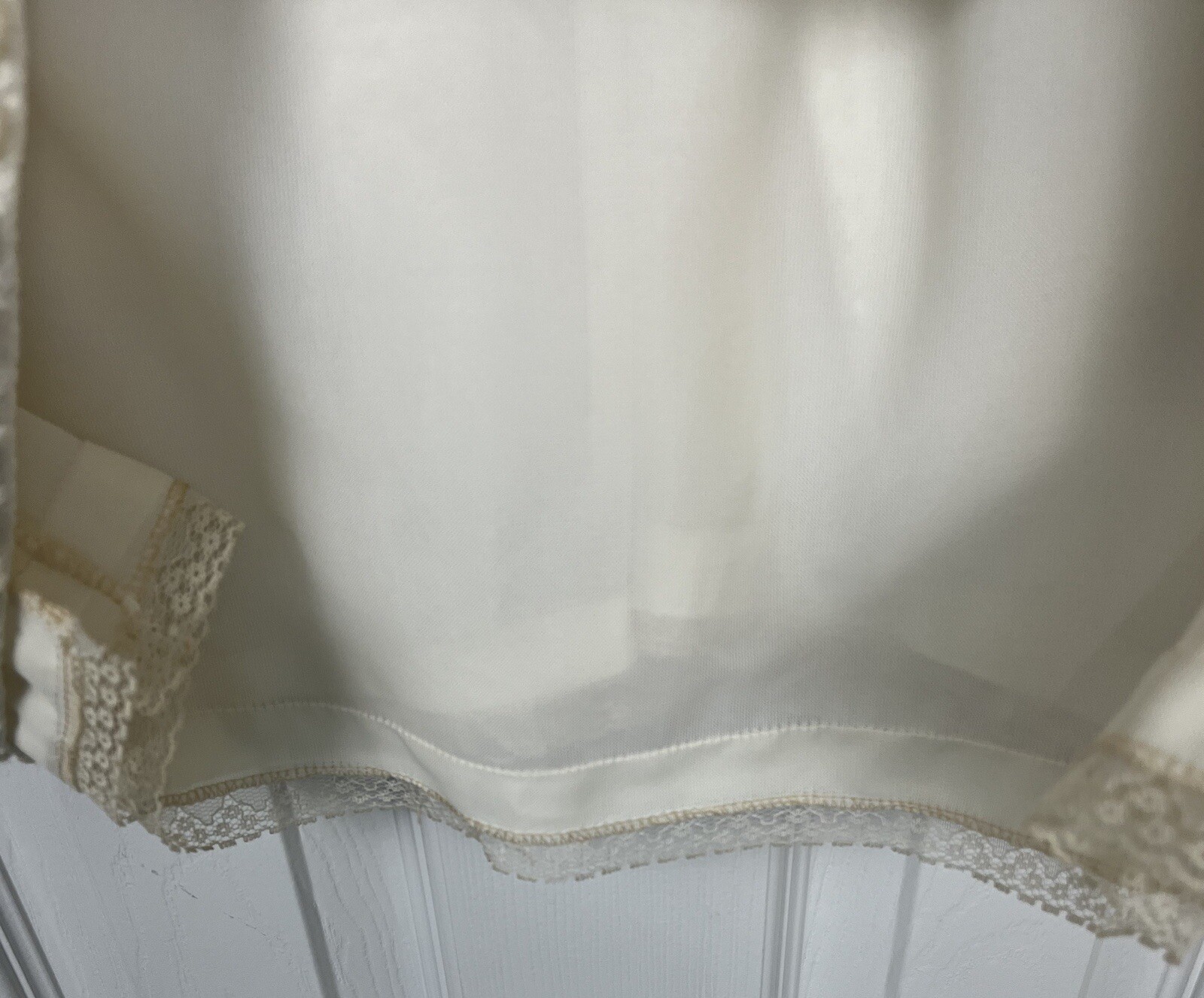 Vintage 1970s Ivory Embroidered Tunic Dress Women’s Size 36/6