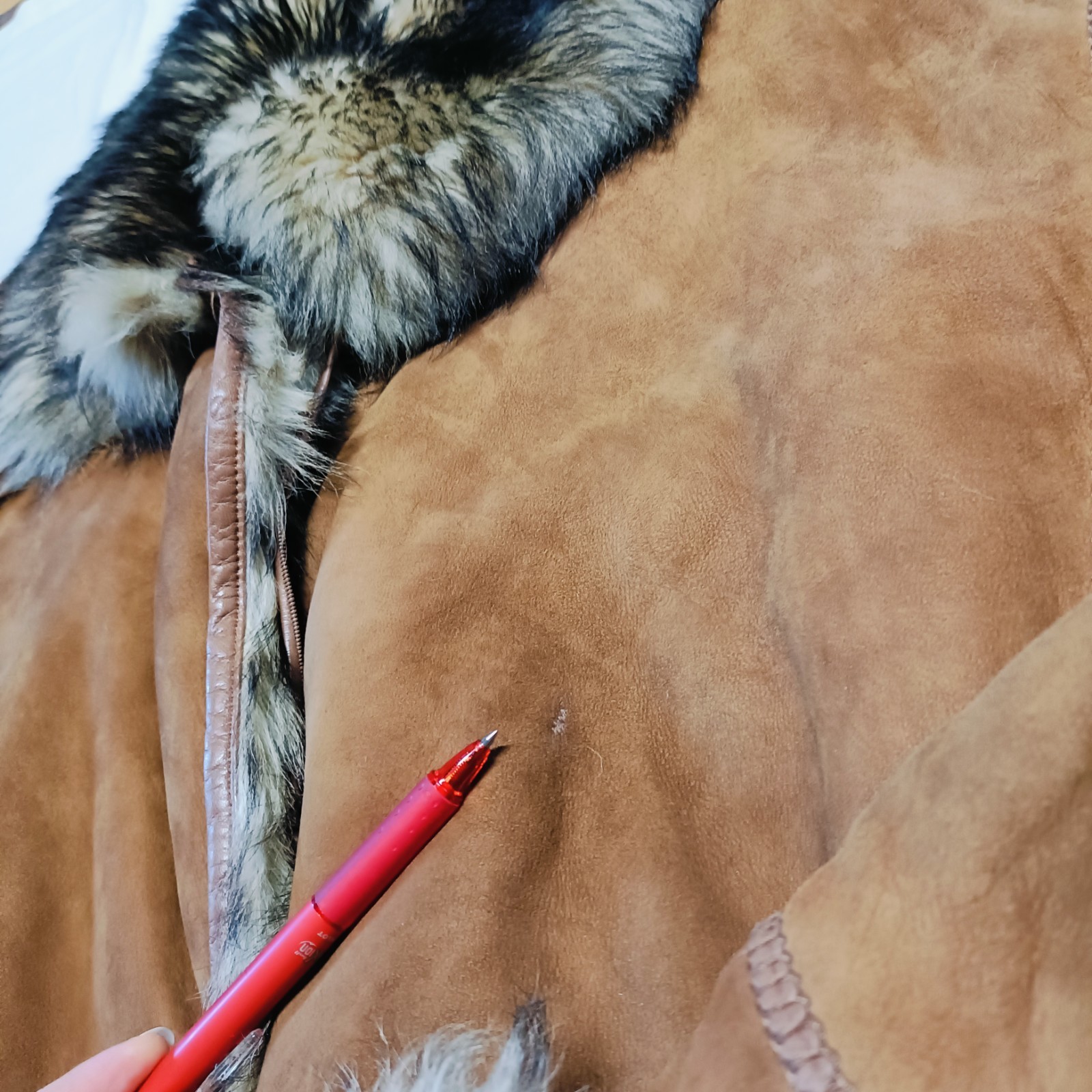 0815 Vintage Real Sheepskin sheep Fur Mouton Mongolian Coat Women