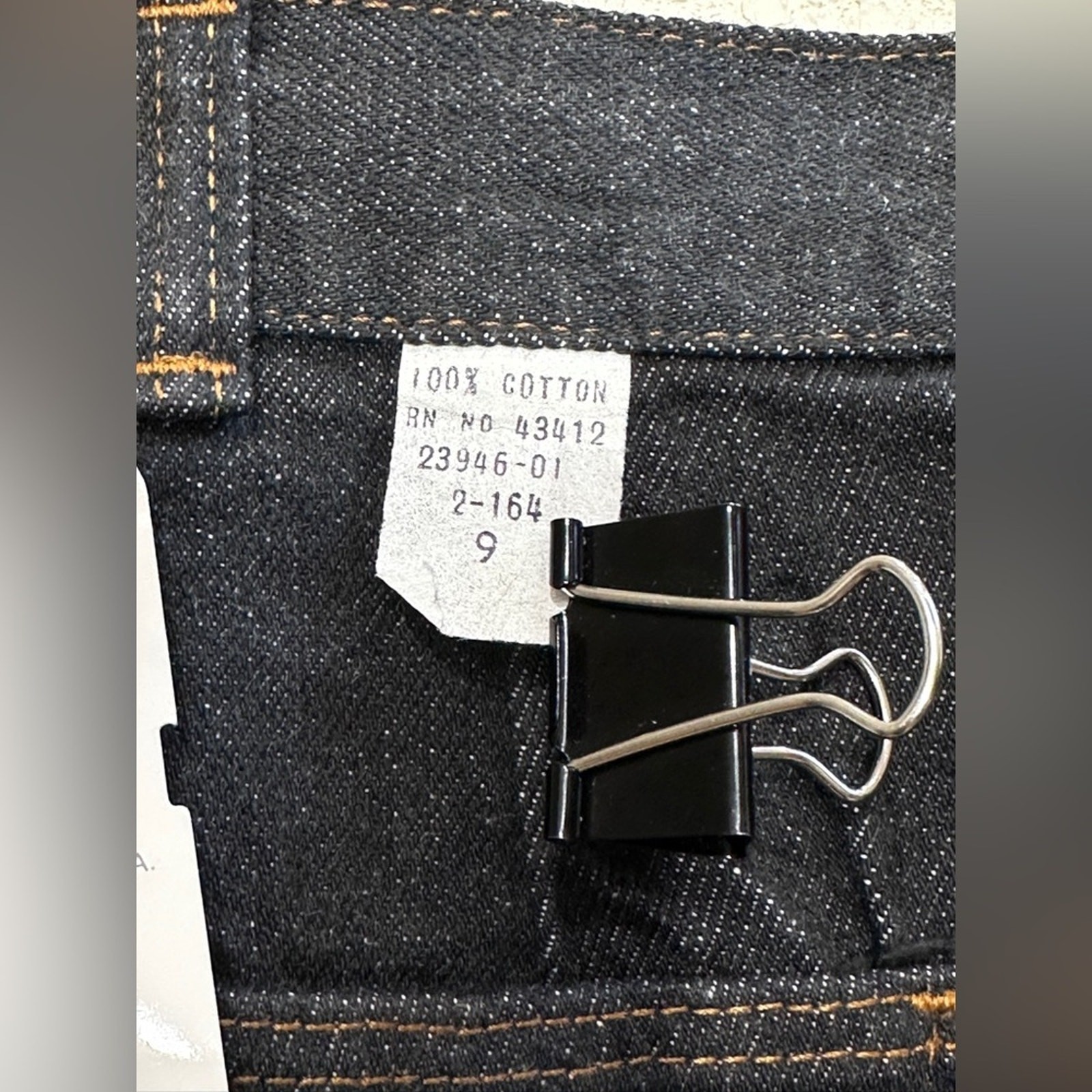 Vintage Rumble Seats by Wilkins high rise tapered leg Jeans – Dark Wash – Size 9