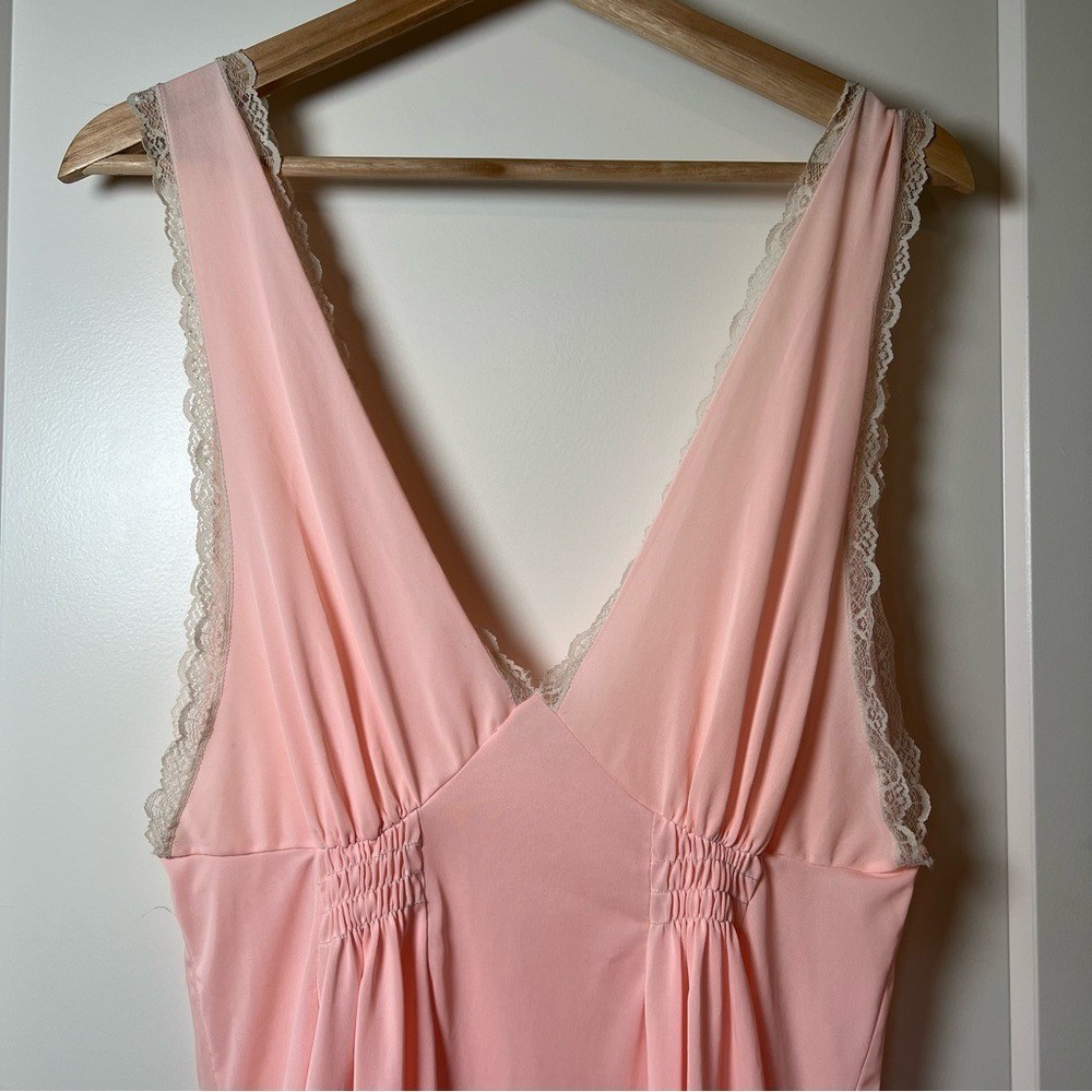 Vintage 80-90s Soft Pink Lace Night Lingerie Dress – Sabrina Carpenter Style