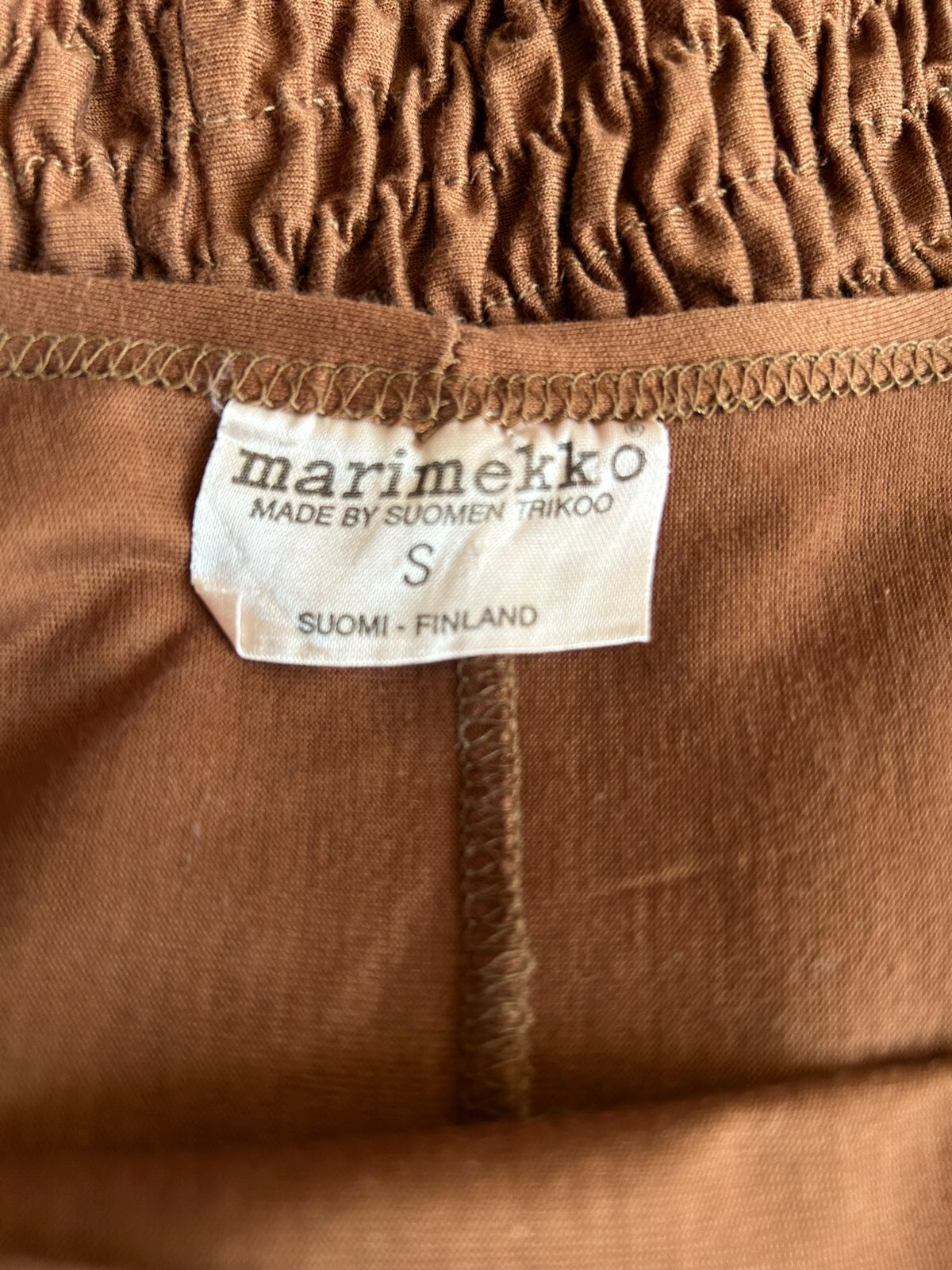 Marimekko Suomen Trikoo Vintage Blose Top Oversize Size S