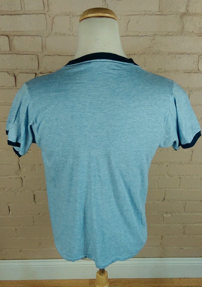 Paper Thin 70s HMS Bounty US Navy Sailing Ship Boat T Shirt Large Vintage