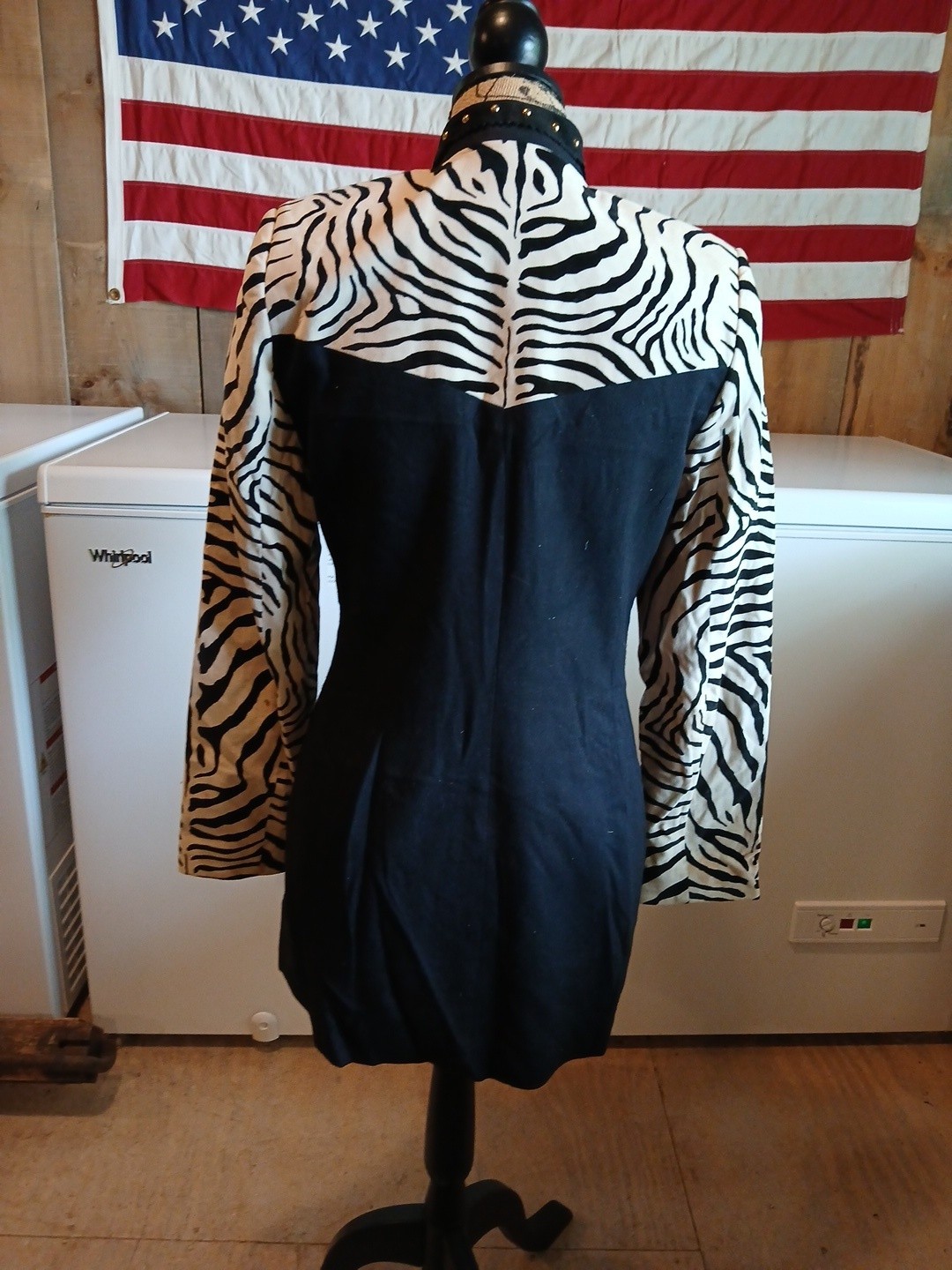 Vintage 80s Criscione Jackets Womens Zebra