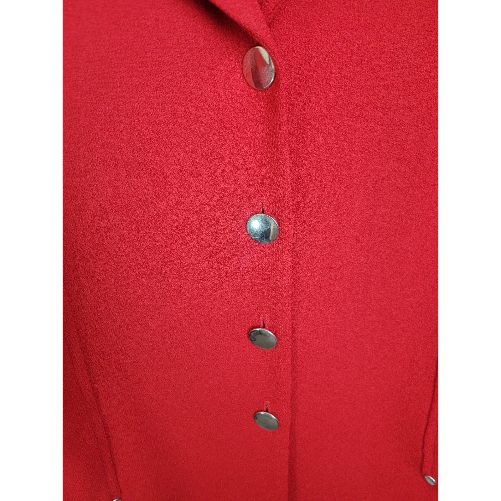 Cassada Skirt Suit Set Vintage Plus Size 24W Professional Career Minimalist Red