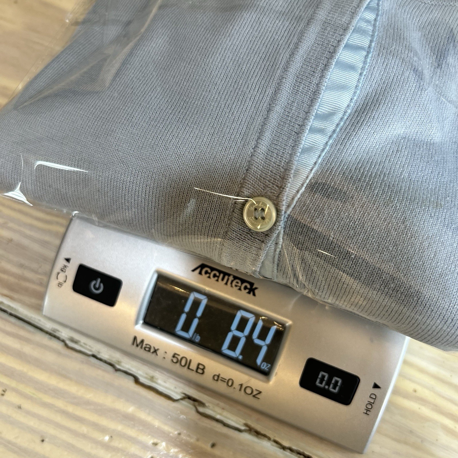 Vintage Burberry London EKD Embroidered Logo Size Large Light Blue 100% Cotton