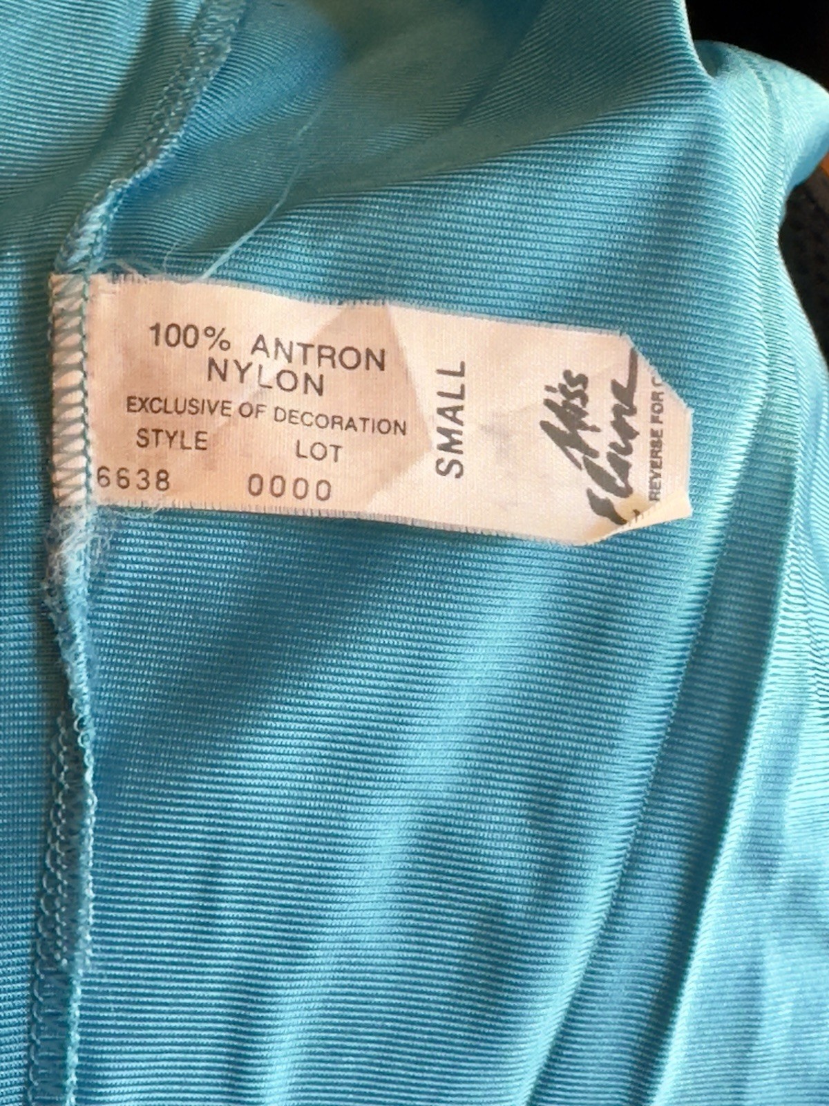 Vintage Miss Elaine Teal Peignoir Set Robe Nightgown Union Made Cottagecore S