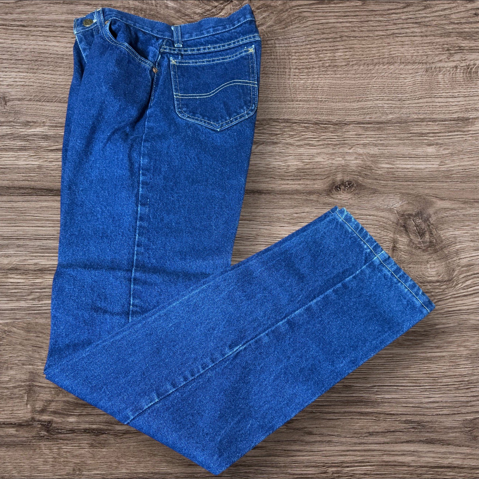 Vintage Lee Riders Women’s Jeans Made USA High Rise Straight Leg Size 7 Med