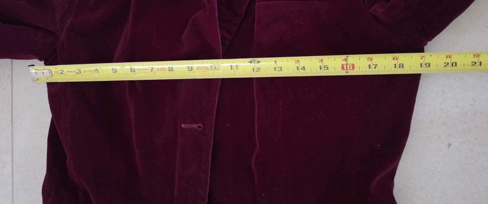 VTG Prestige of Boston Velvet Blazer Dark Acadamia Preppy Old Money Gorpcore 12