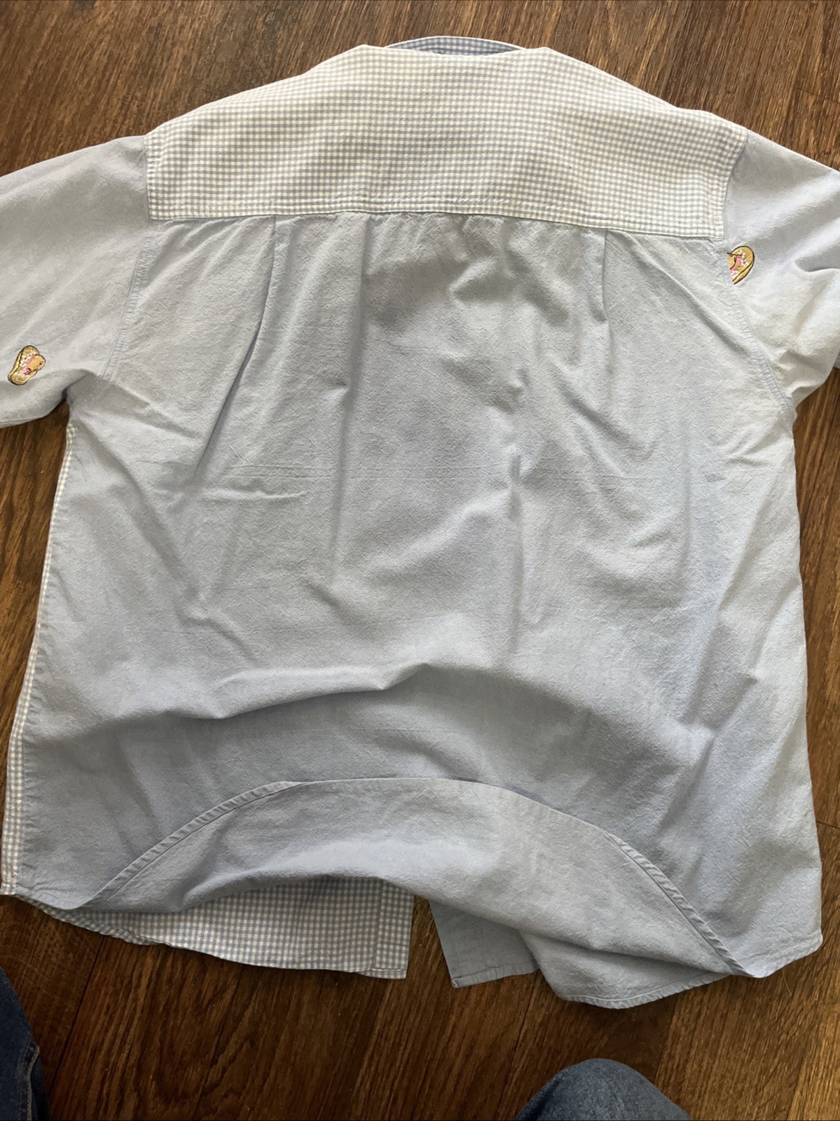 Vintage Casey Coleman Embroidered Shirt Womens XL 90s Cottagecore Button Down