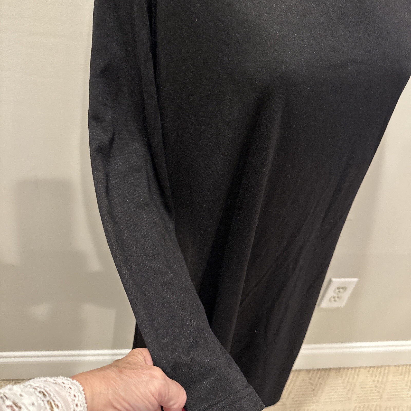 Vtg BFA Classics LITTLE BLACK DRESS Short Sleeve Casual Party Cocktail Sz L