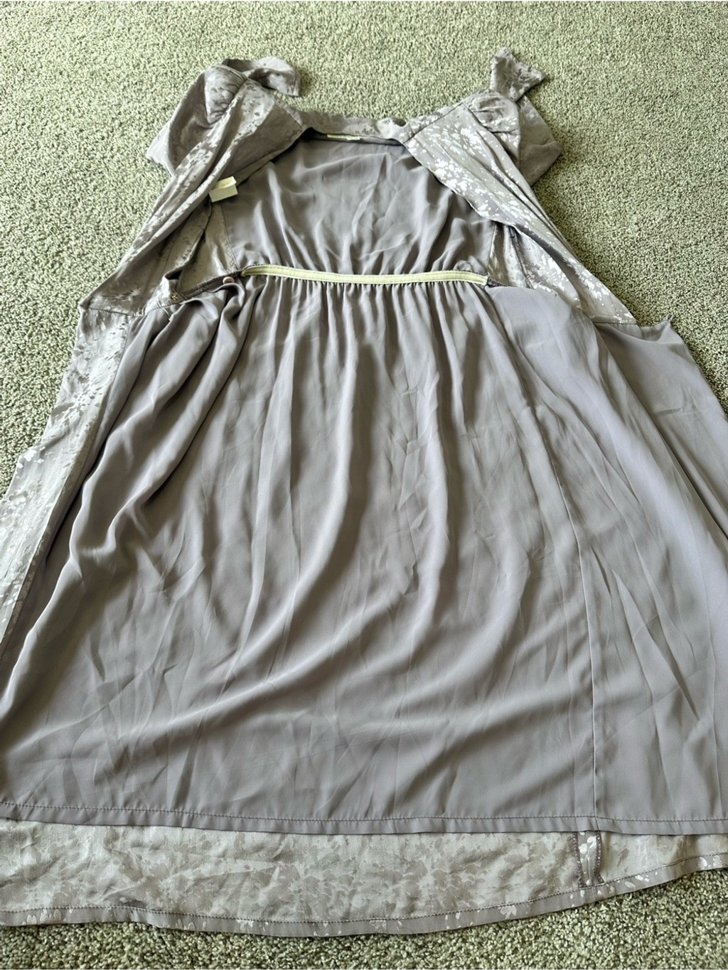 Wayne Clark Vintage Silk Draped Wrap Dress Size US 2 CDN 4 Light Purple