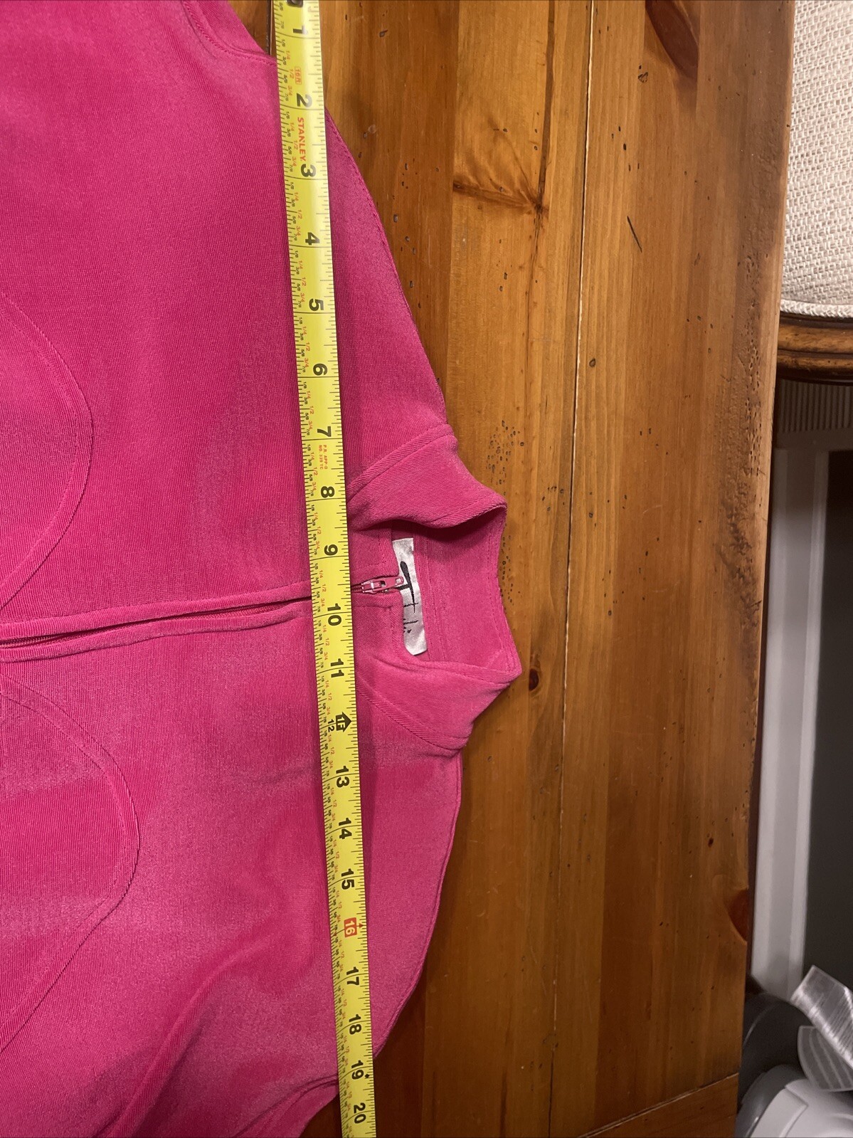 Vtg Tadaski Hot Pink Zippered Jumpsuit Shoulder pads And Stirrups Size S Rare
