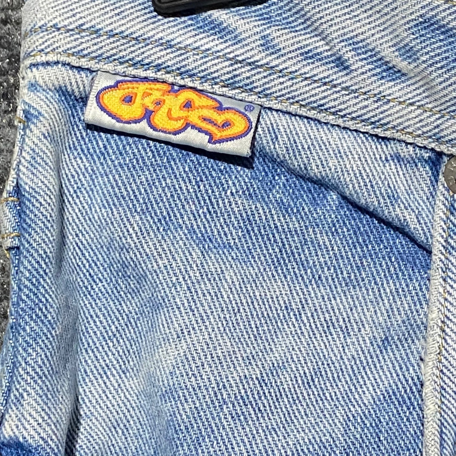 Vintage JNCO Sista Girlie Stuff Wide Leg Jeans Light Wash 90s Skater Size 7 USA