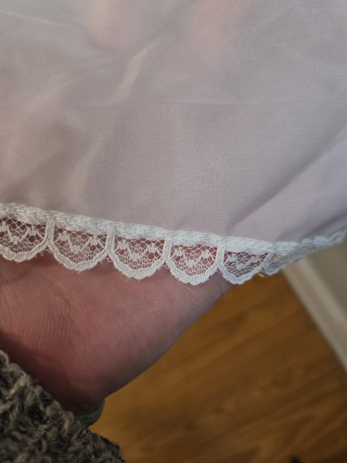 Darling Vintage Crinoline Skirt Slip White Sz M Md In USA