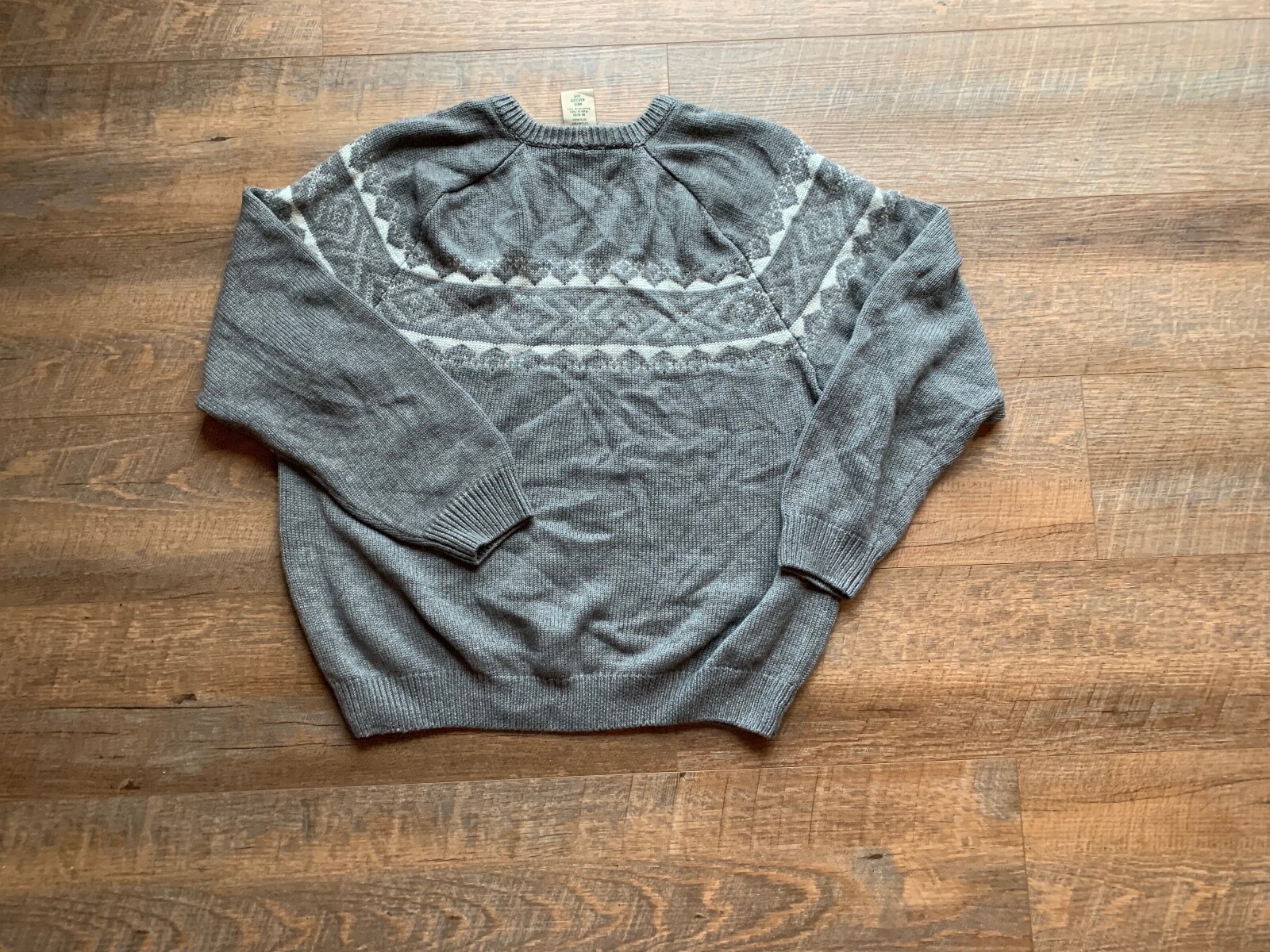 Women’s Vintage Scandia Woods Long Sleeve Crew Neck Sweater Wool Blend Sz M