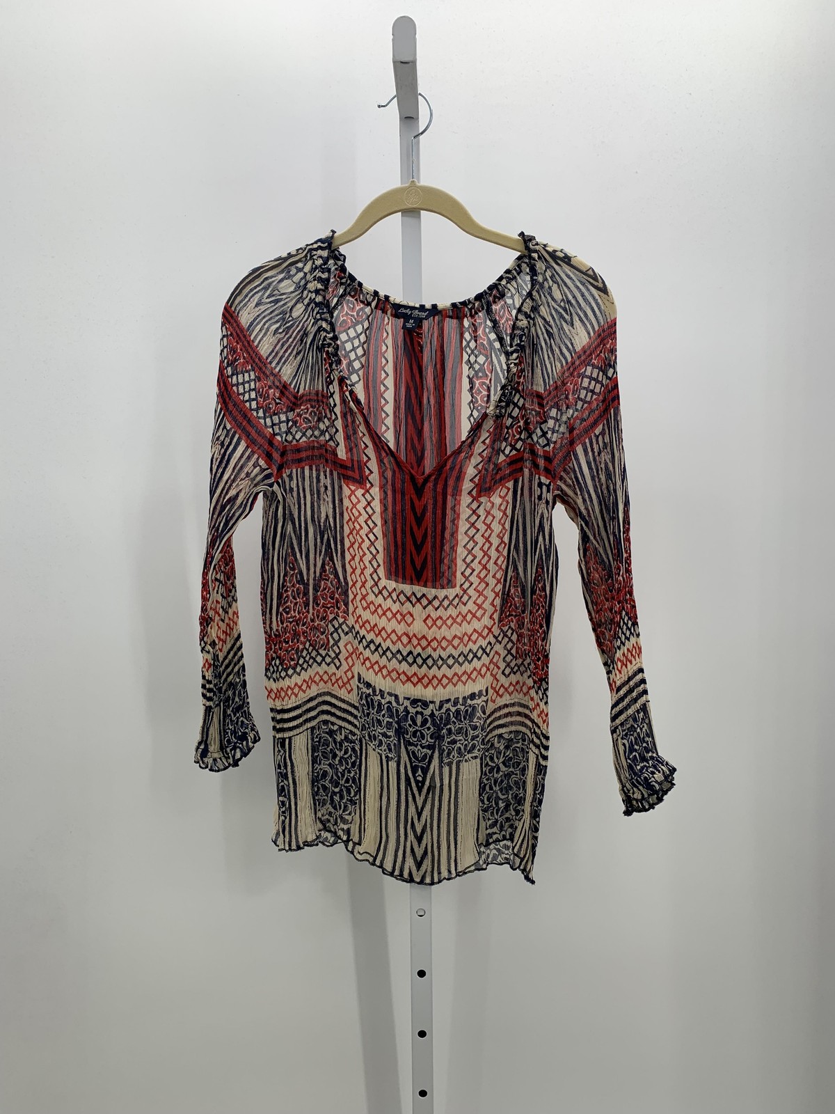 Lucky Brand Size Medium Misses Long Sleeve Shirt