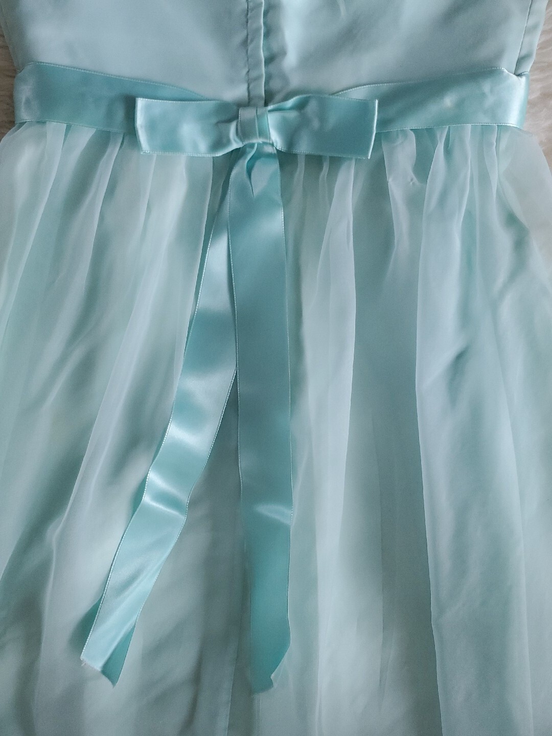 Vintage Dress 60’s Long Formal Wear Theatre Costume Mint Green Size Small 🇺🇸