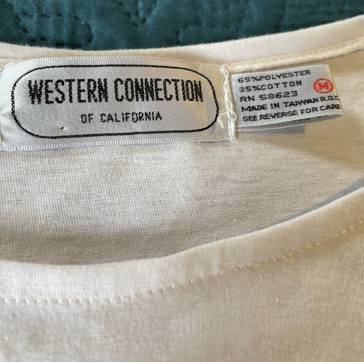 Western connection of California, vintage single stitch, medium, animal print T