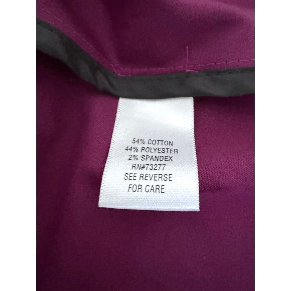 Vintage ELLE Purple/Magenta Satin Barbicore Belted Y2K Trench Size M