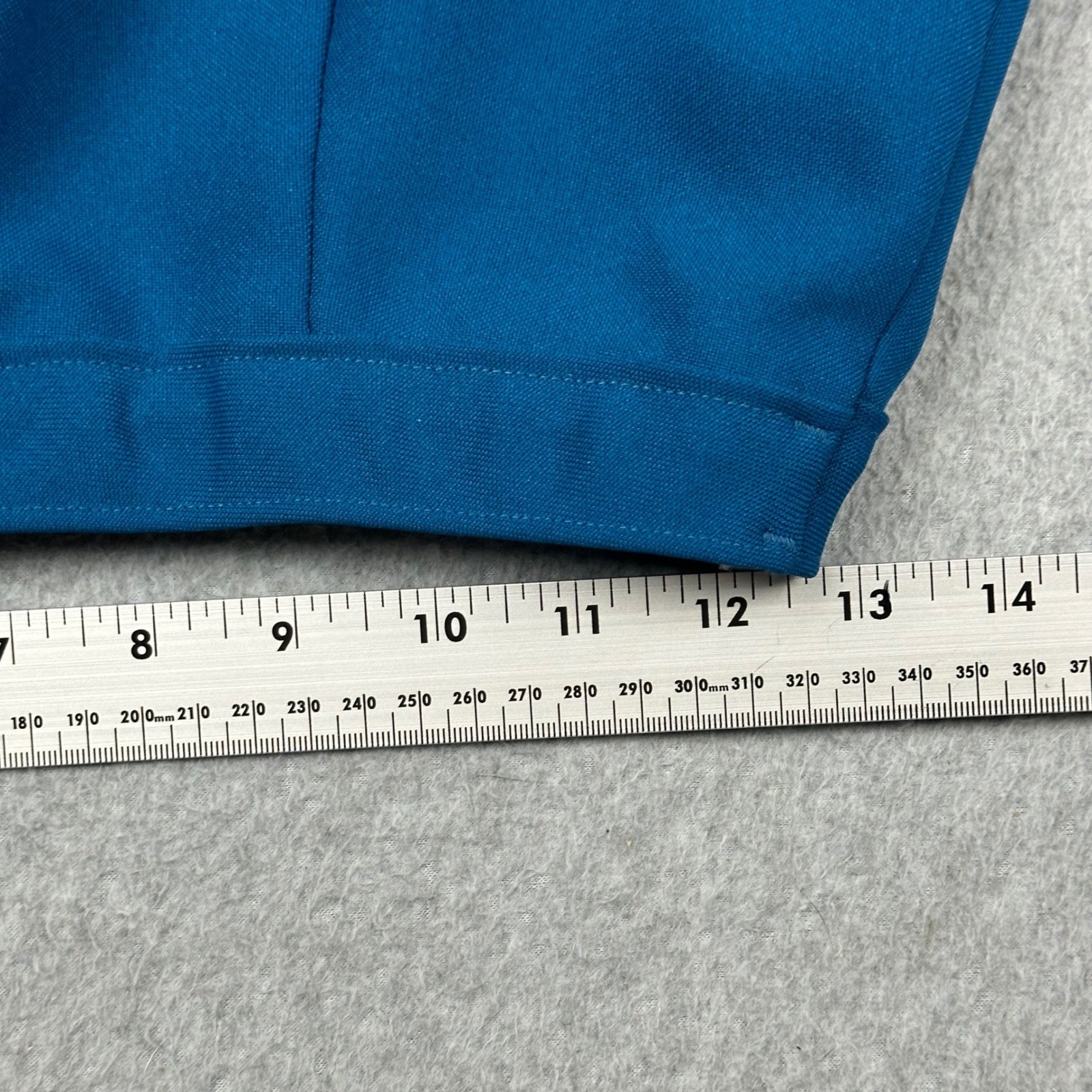 Vintage Levi Strauss Bend Over Teal Blue High Rise Straight Leg Pants Womens 12