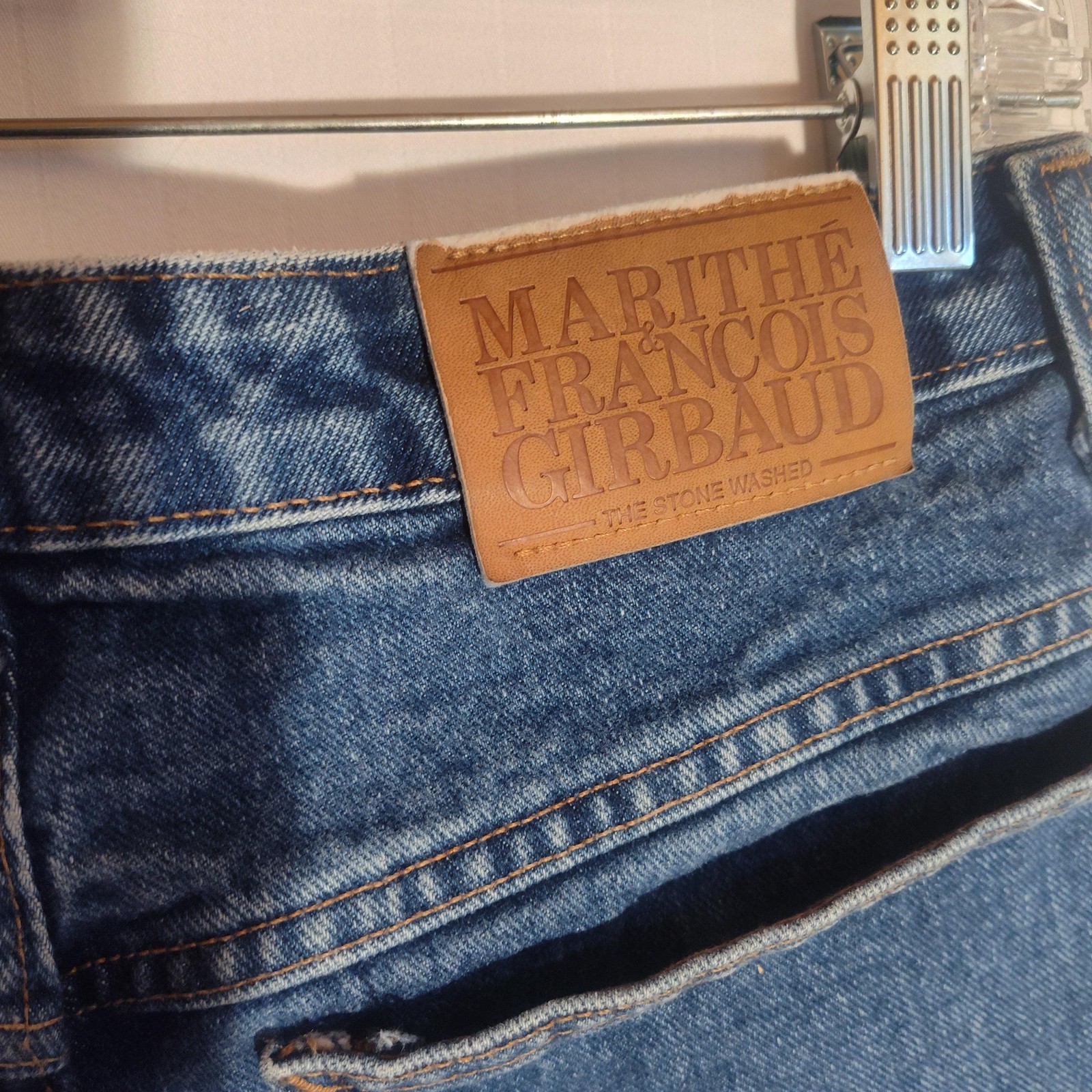 Marithe & Francois Girbaud Stone Washed Jeans 7/8 Tall Women 27×32 Classic