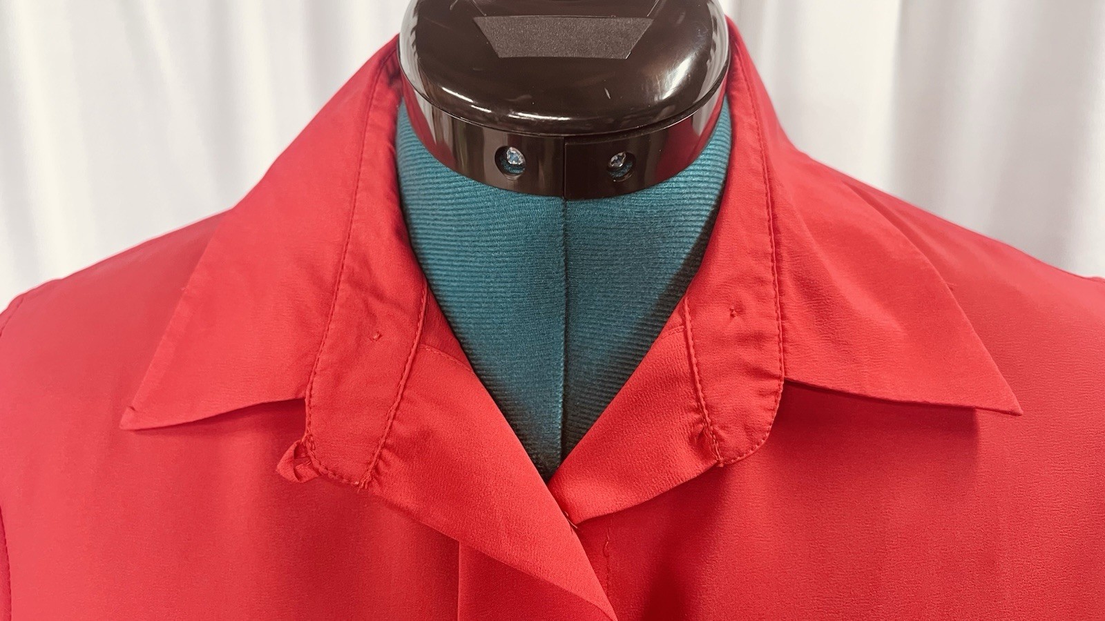 Vintage Soft Elegance Women’s Red Shirt Size 10