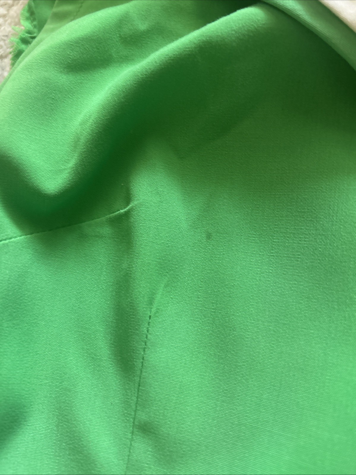 Vintage 1960’s Bobbie Brooks Mod Green Sleeveless Shift Dress Gold Buttons