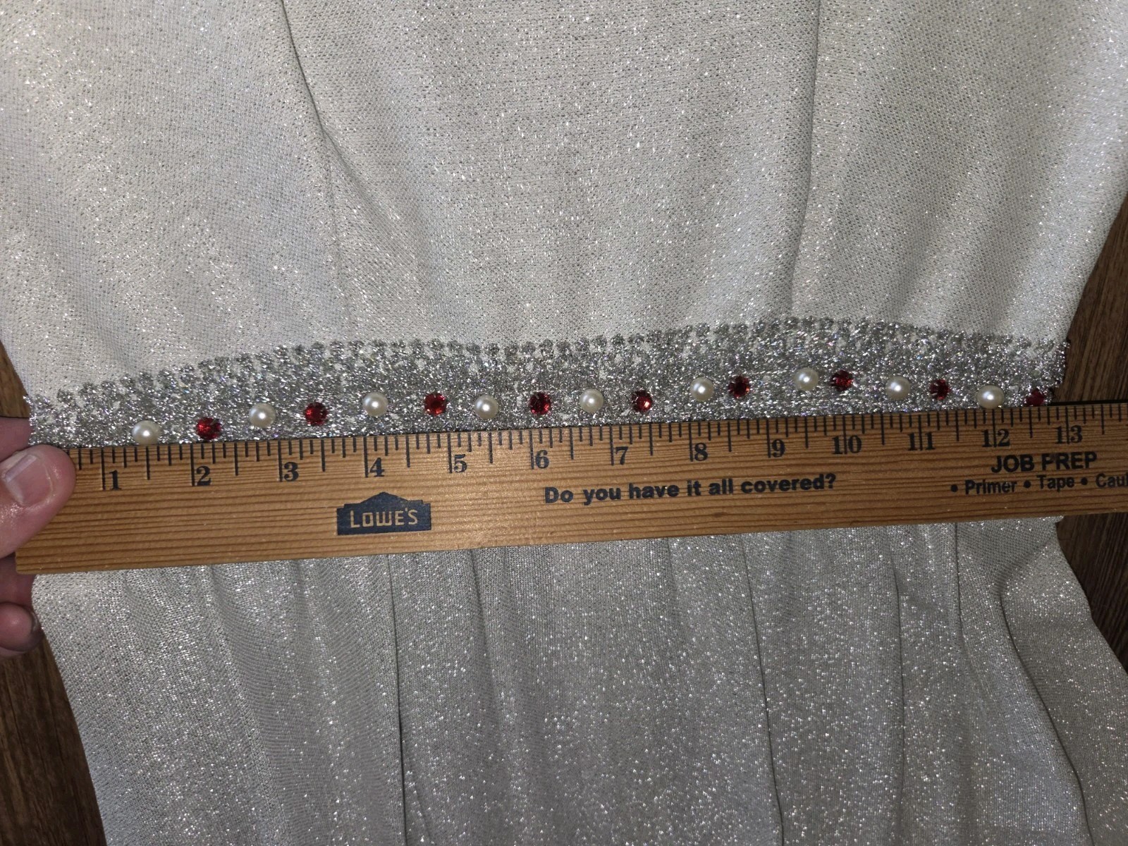 Vtg 60s 70s Judy Gibbs Sparkly Silver Metallic Wide Leg Palazzo Jumpsuit Glam S