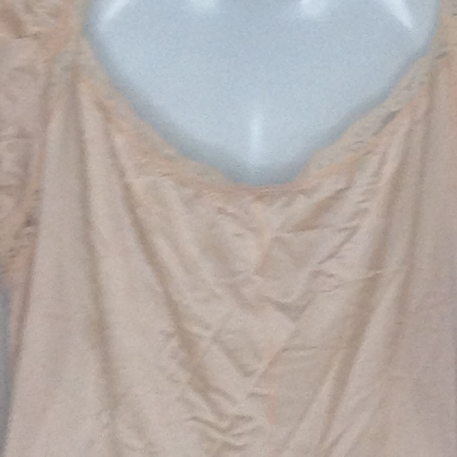 Vintage Womens Olga Full Length Night Gown Style 9629 Peach Pink Size Medium