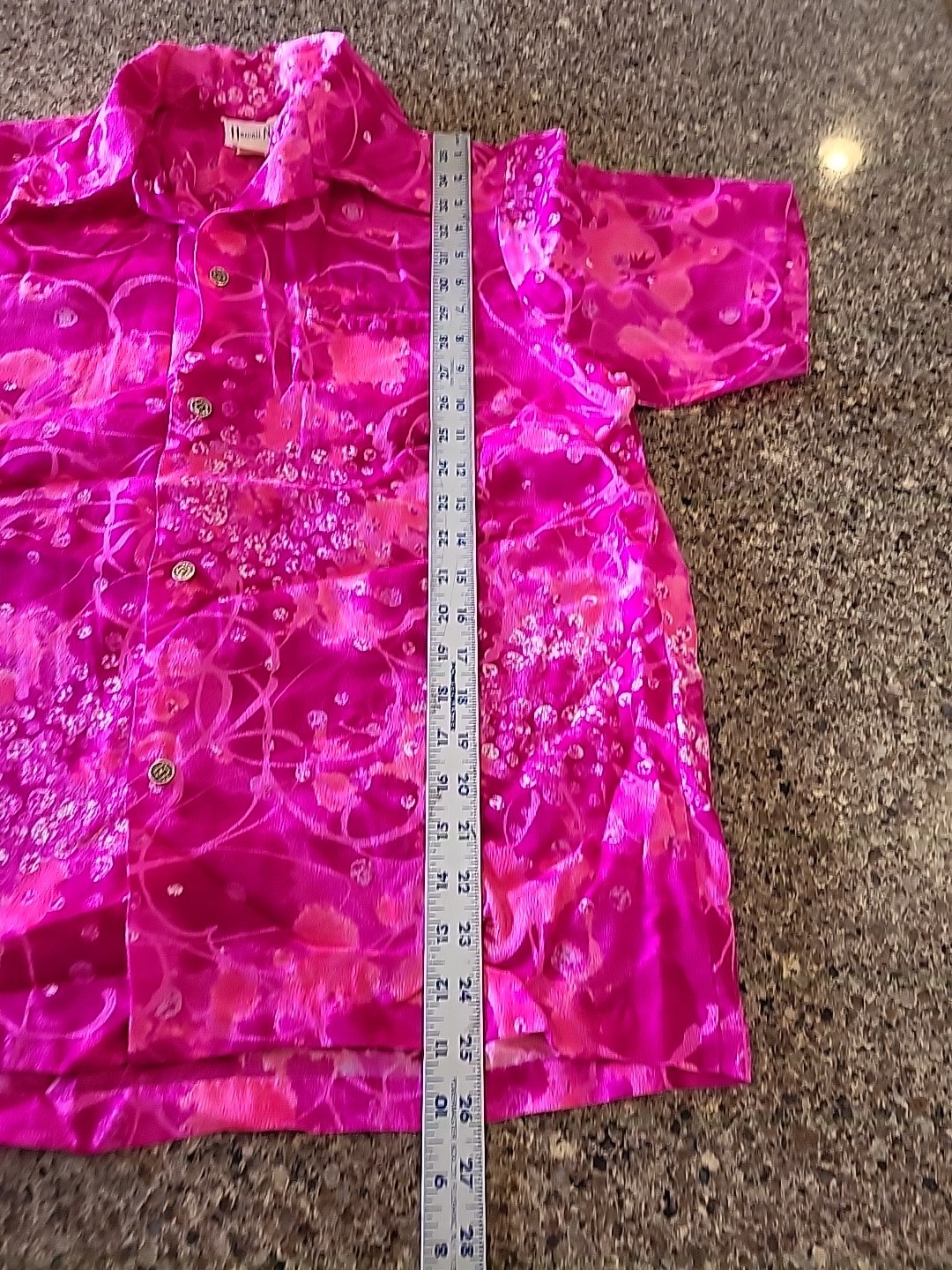 Hawaii Nei Halter Honeymoon Set Hawaiian Dress & Shirt VTG Women’s 6 Mens L READ
