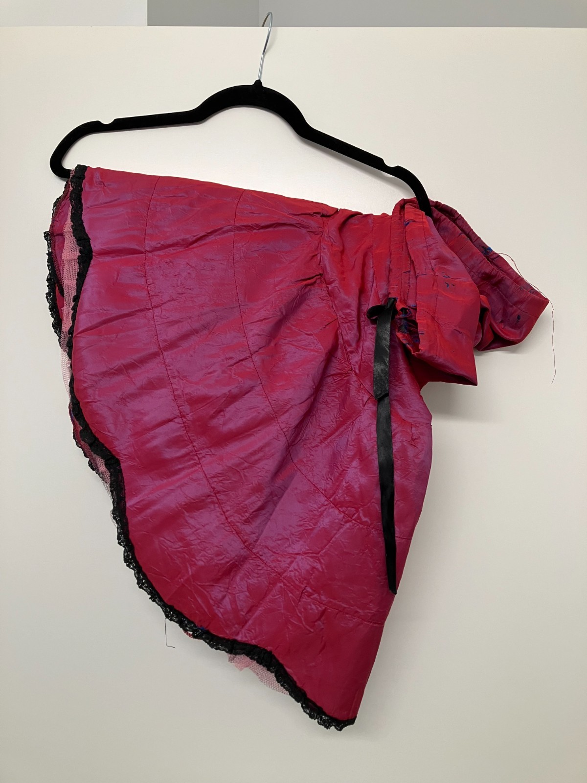 Vintage Purple / Red Tulle Skirt