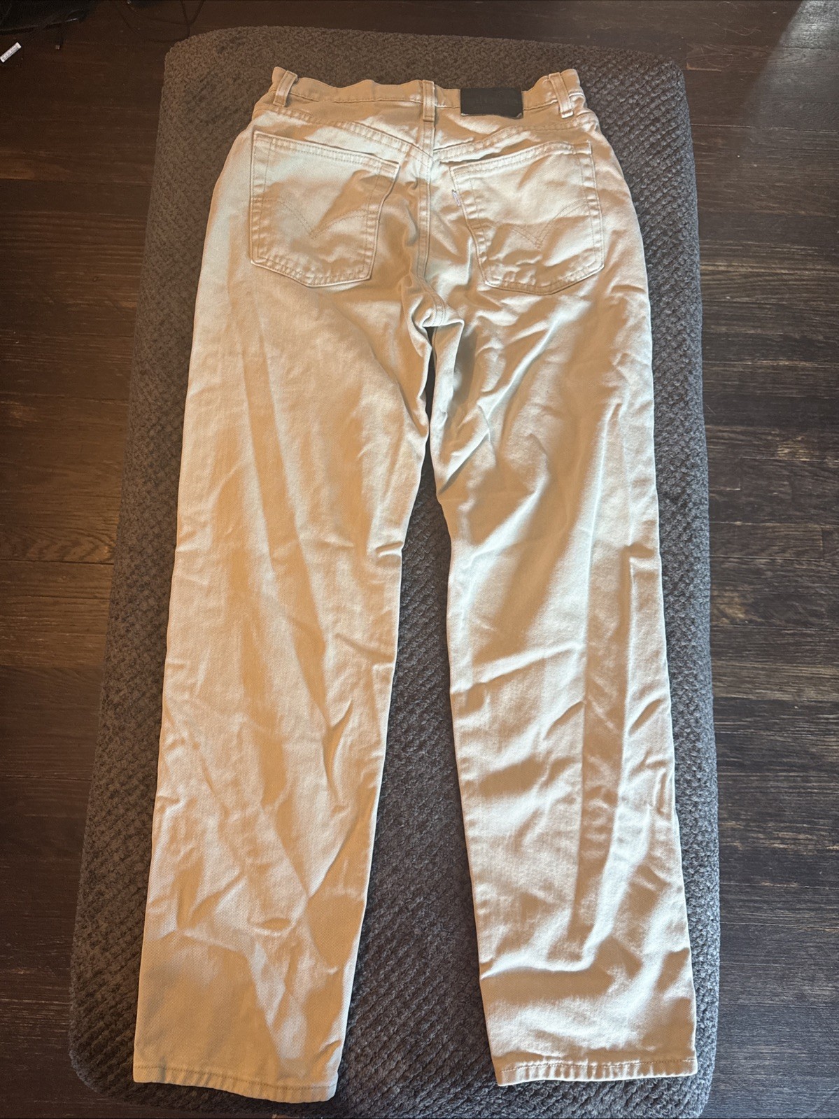 Vtg 90s Levi’s SilverTab Loose Fit Khaki Pants Womens Size 6 Made USA Workwear