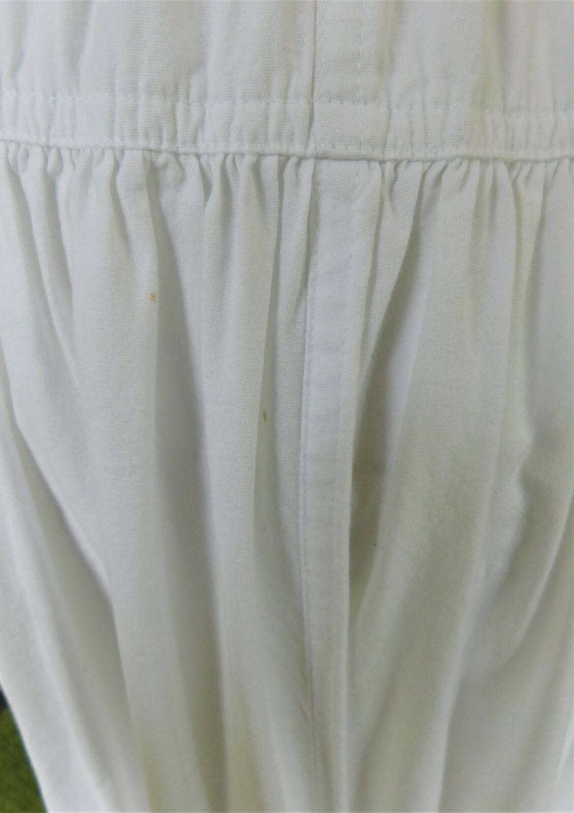 Vintage 80’s / 90’s Together Lace Front White Dress Cotton / Rayon SZ 8