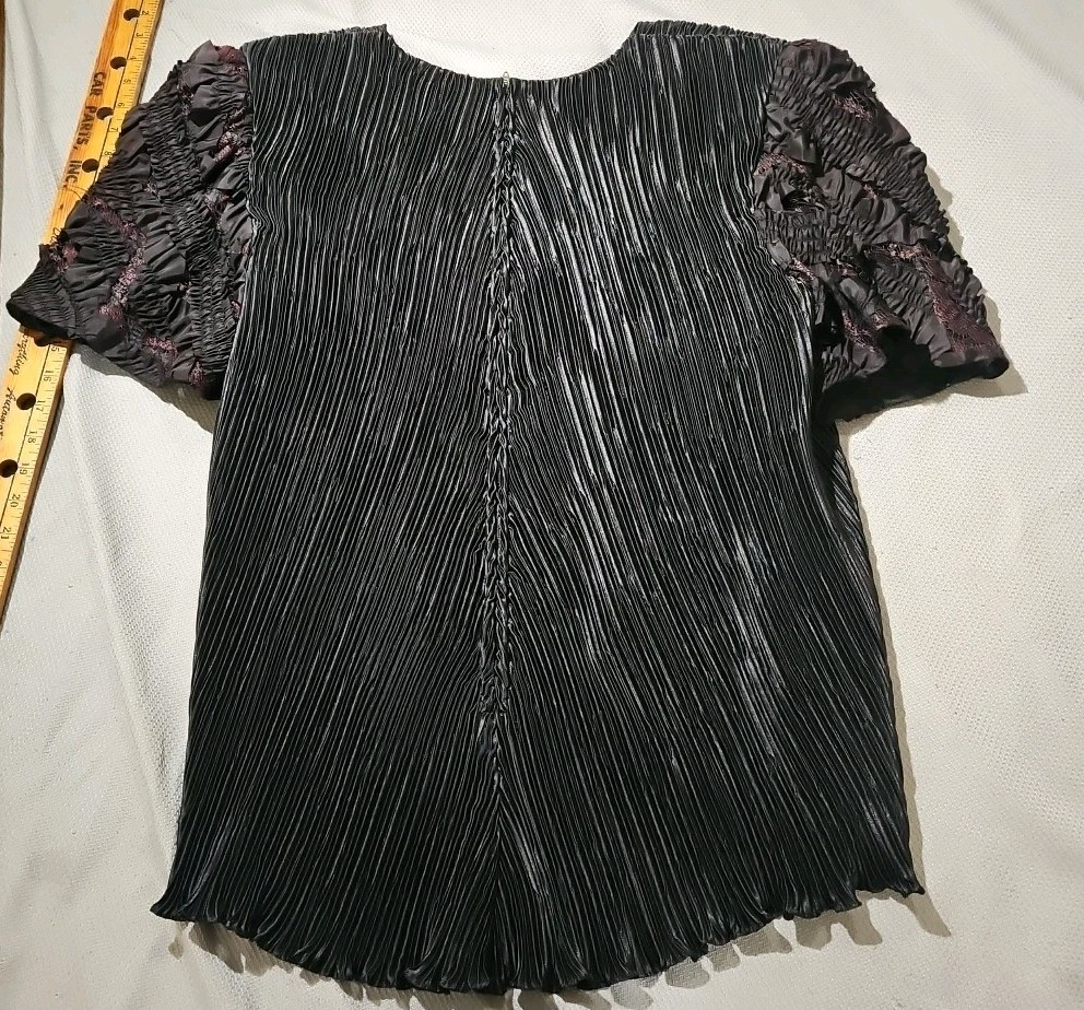 Katherine Lindsay by Matthew Shirt Womens XL Shear Black Whimsigoth Fairy Grunge