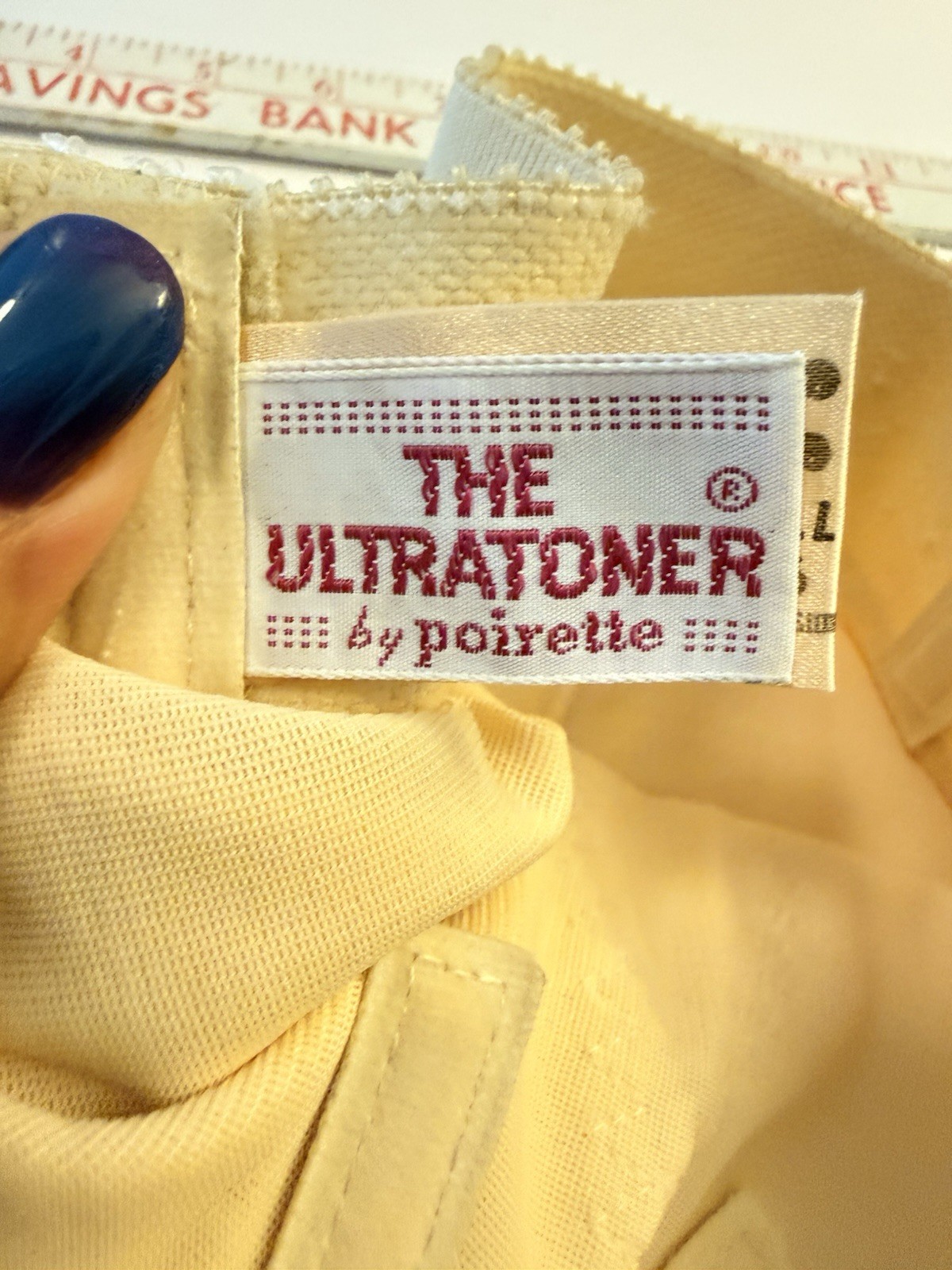 Vintage Ultratoner Girdle 6 Garter Long Leg Hi Waist Sissy Small (25-26) Pinup