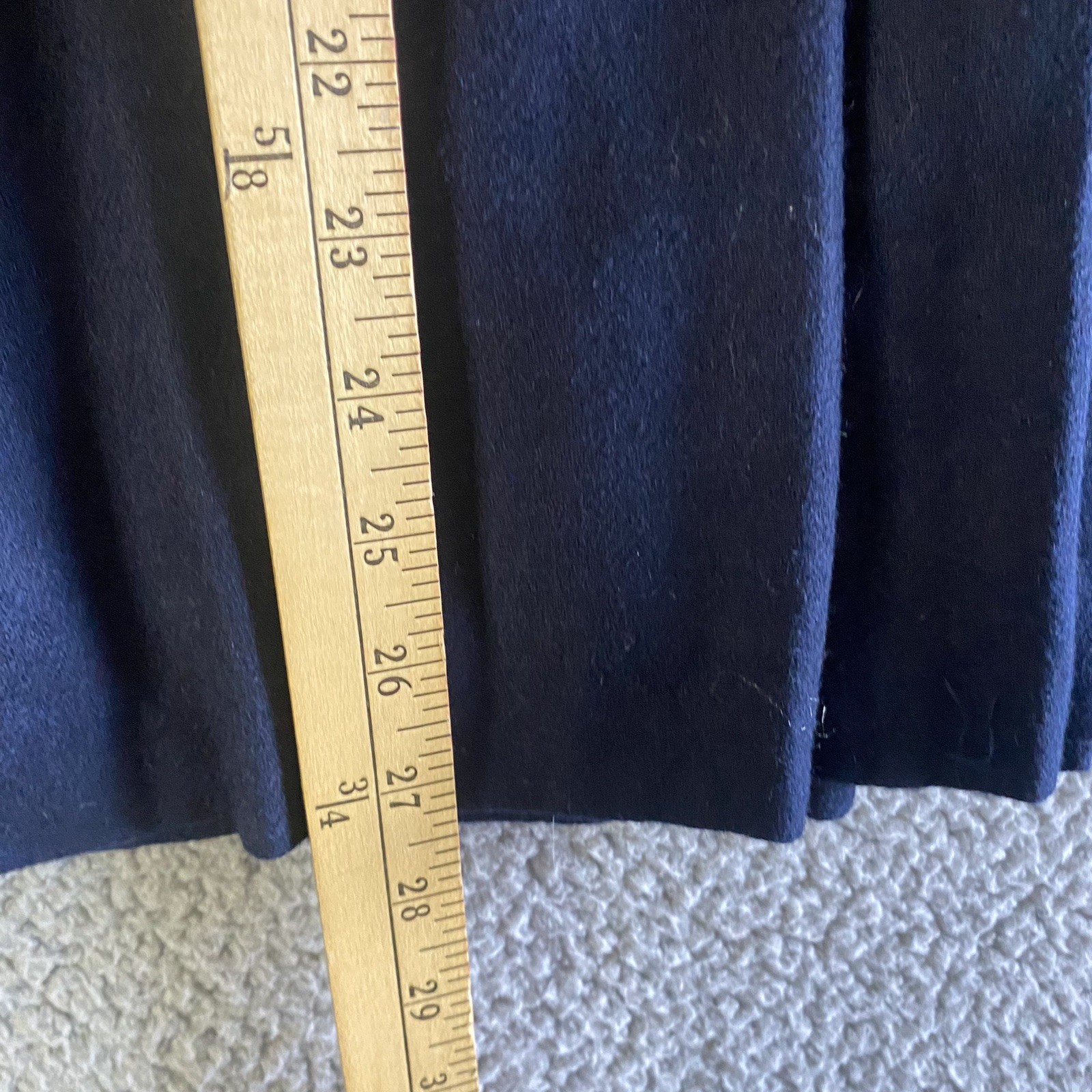Vintage Sweet Suit 2 Pc Pleated Skirt Blazer Set Petite Blue Office wear