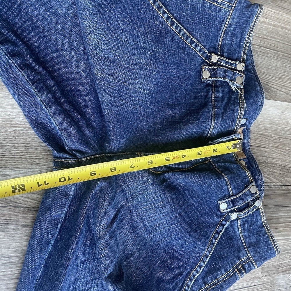 Vintage Tommy Hilfiger Womens Jean Size 13 Y2K flare mid rise Retro 2000s 32×31