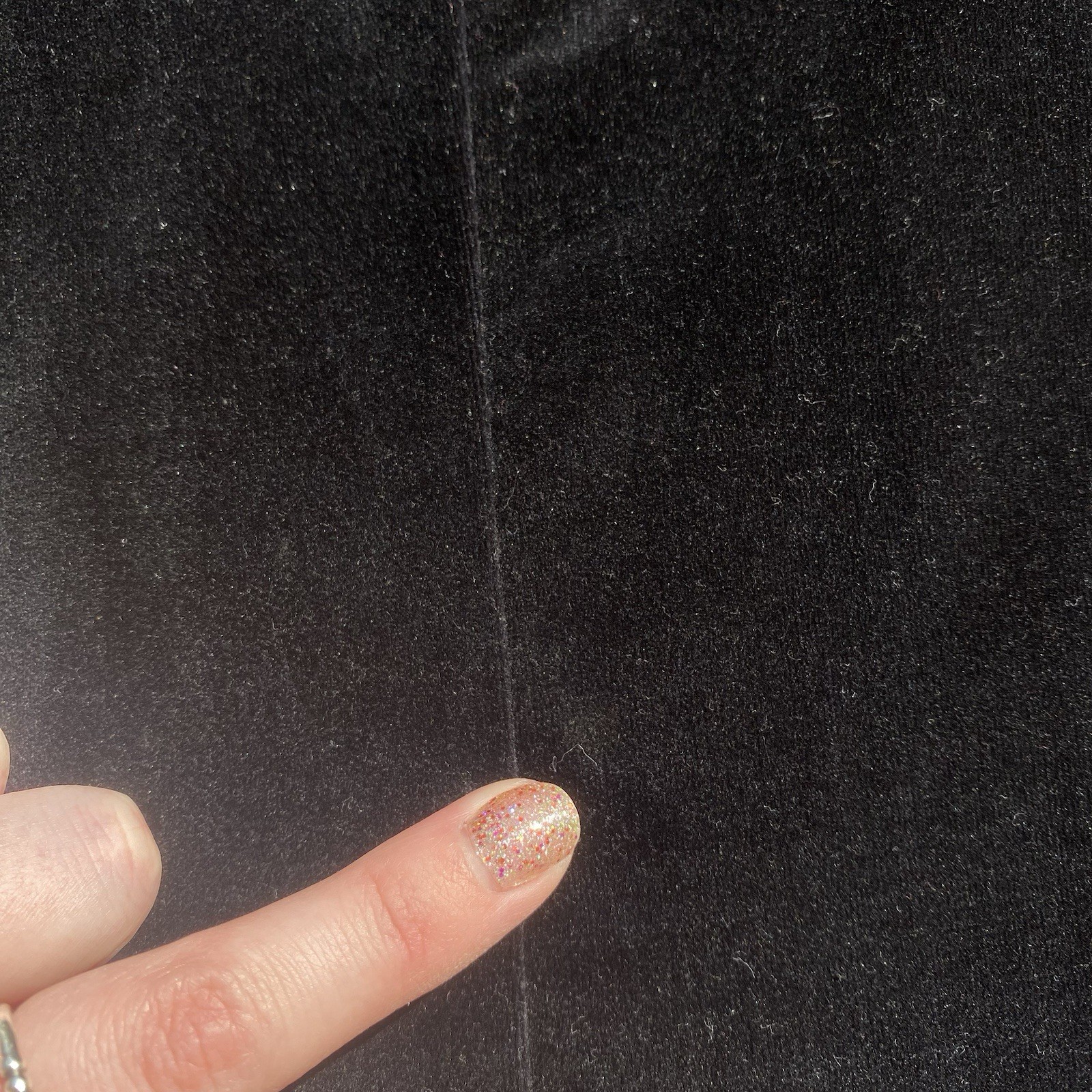1970’s Black Velvet Wide Leg Sears Jumpsuit
