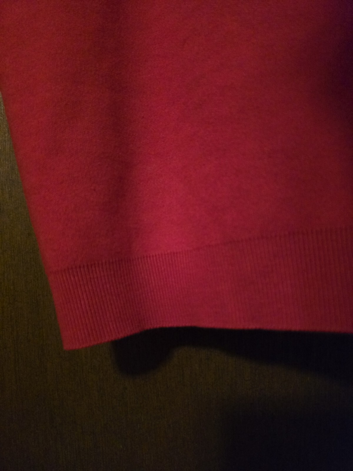 VINTAGE NEIMAN MARCUS SIZE 1X 100% COTTON RED SWEATER DRESS