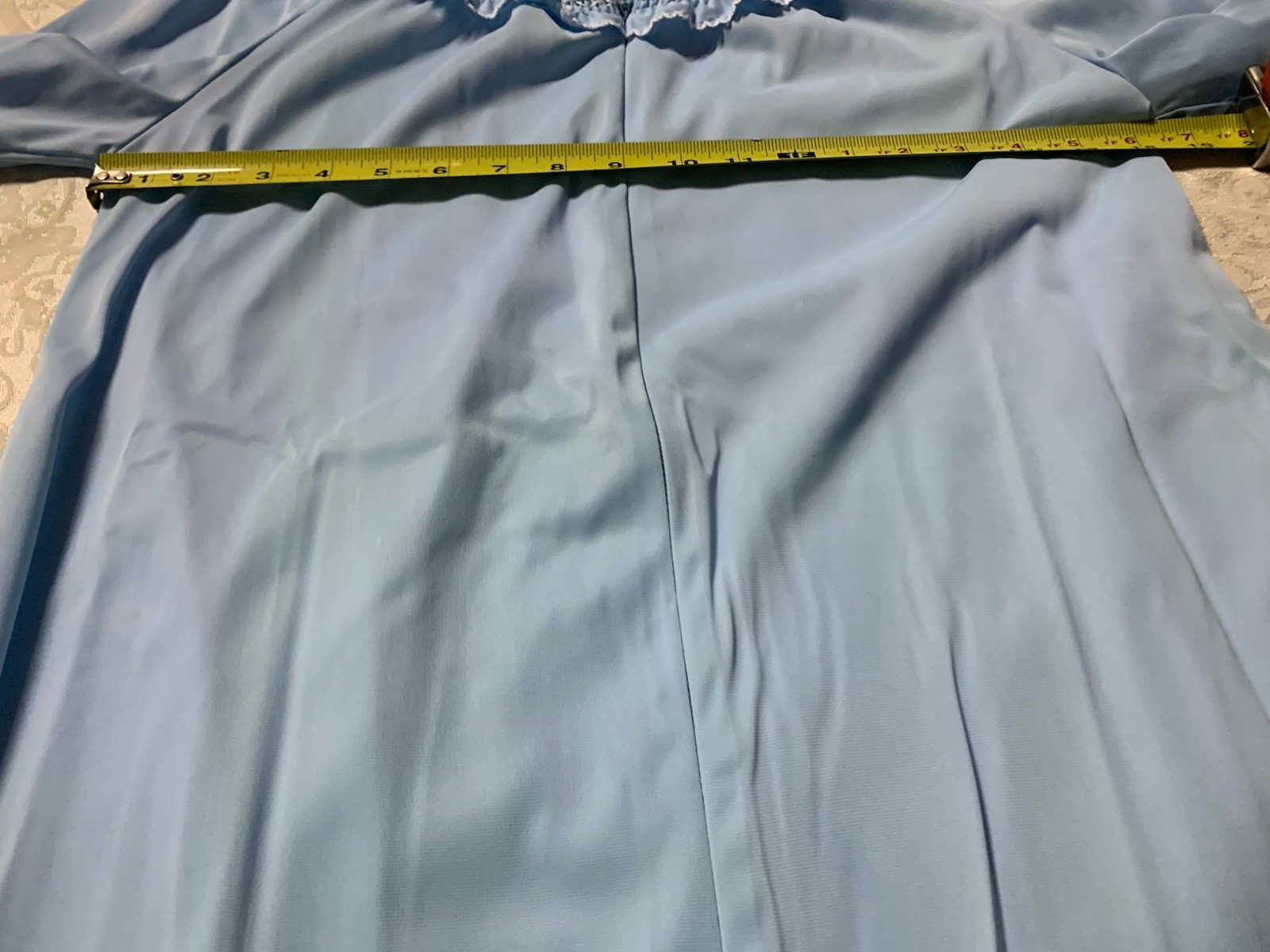 VTG Loungewear By Gossard Robe Maxi Dress Nightgown Gown Blue sz P/XS Women